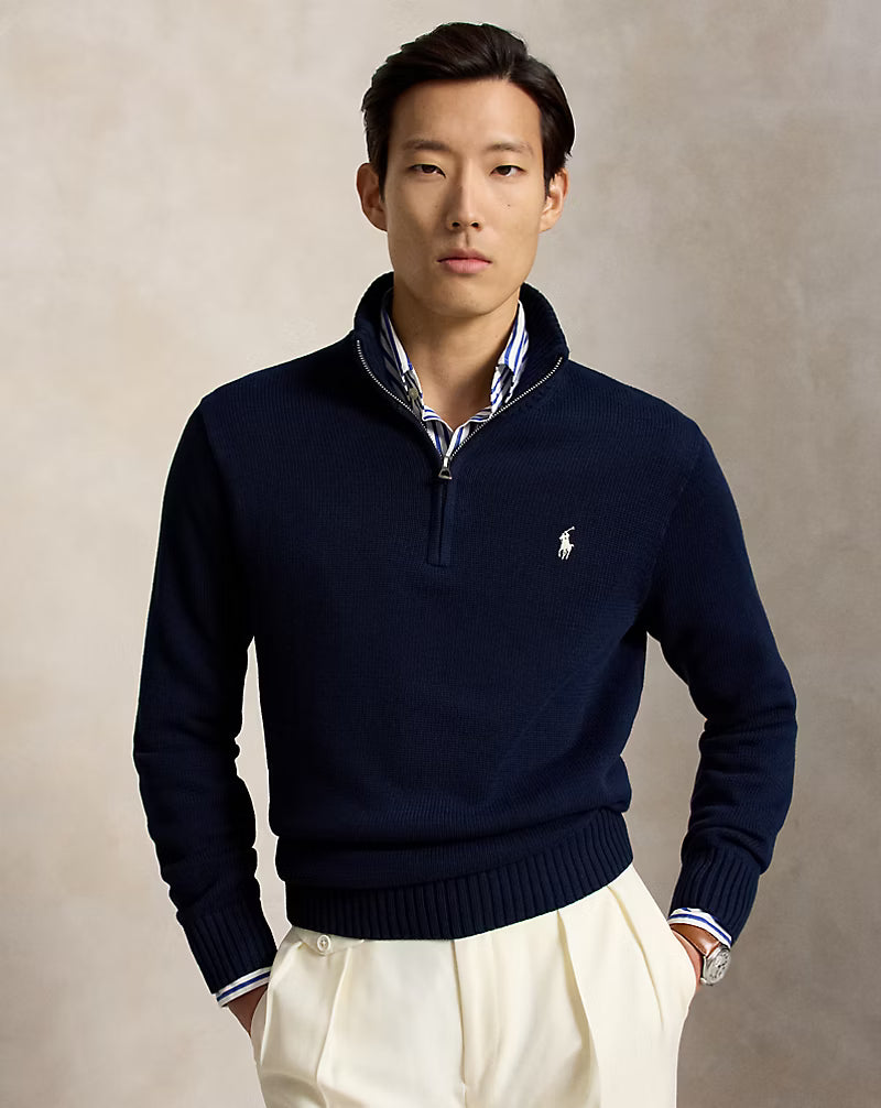POLO-RALPH-LAUREN-maglia-in-cotone-con-cerniera--710859939523-navy-pony-bianco