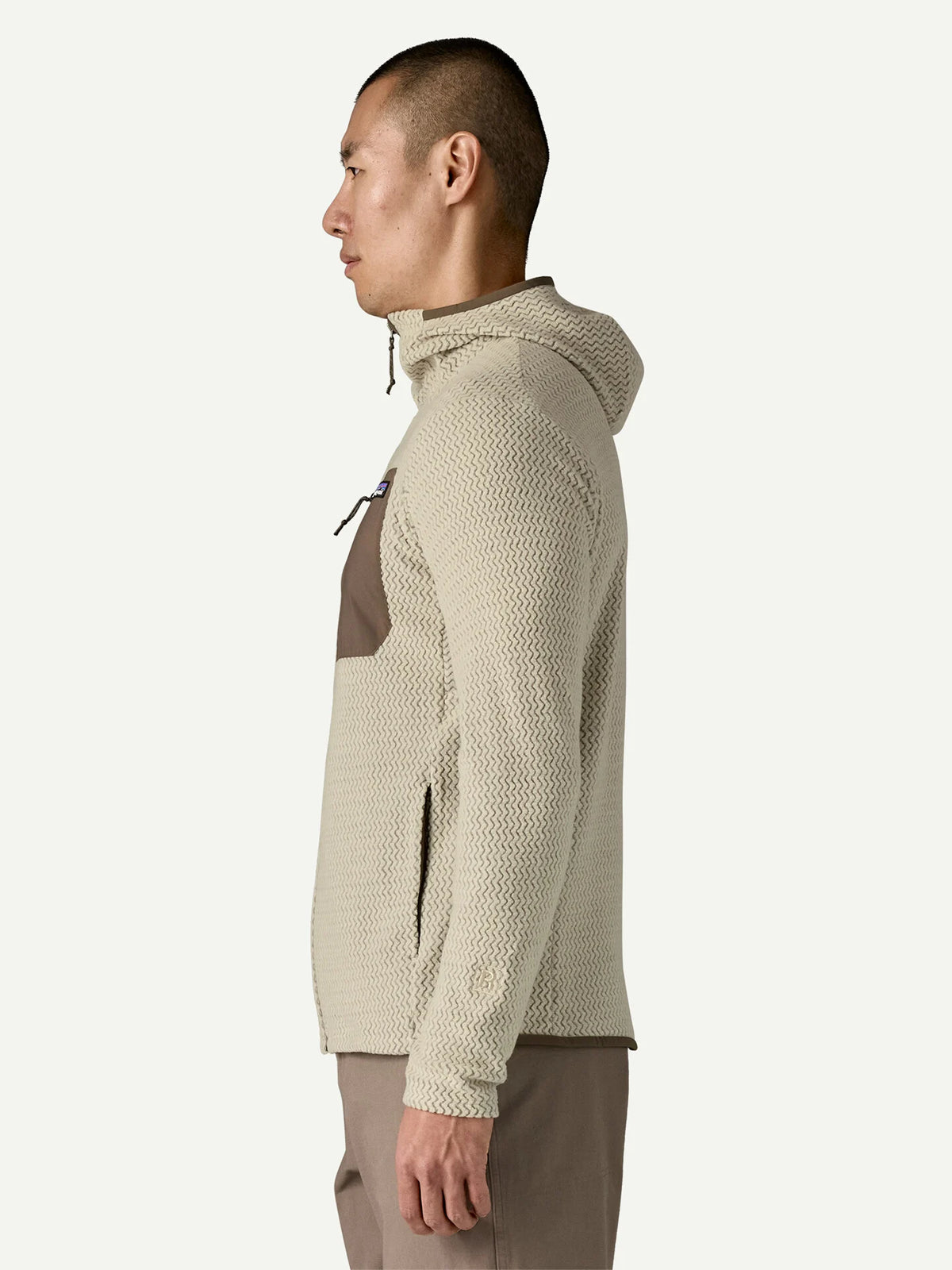 Patagonia Men's R1 Air Fleece Full-Zip Hoody Pelican