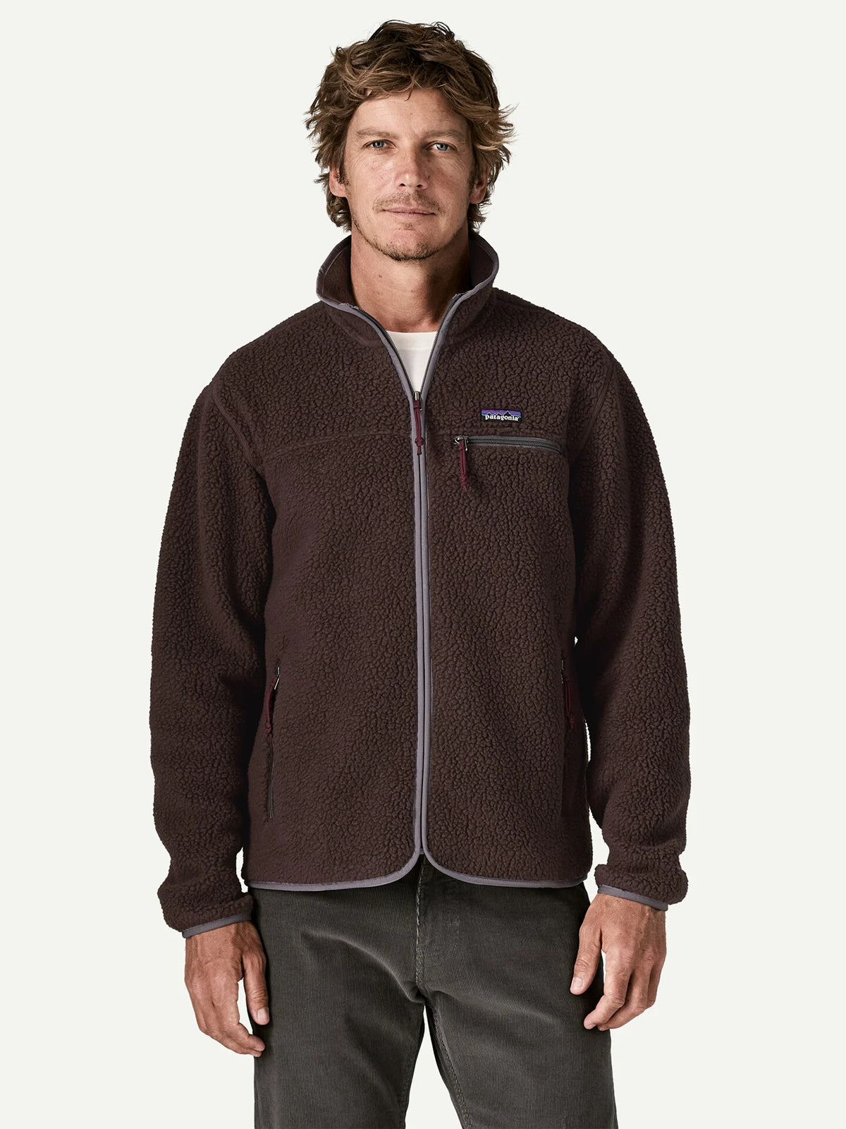 Patagonia Men's Retro Pile Fleece Jacket Den Brown