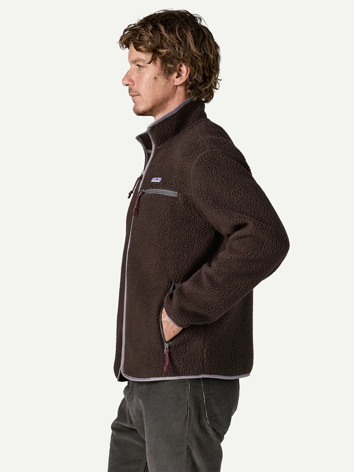Patagonia Men's Retro Pile Fleece Jacket Den Brown