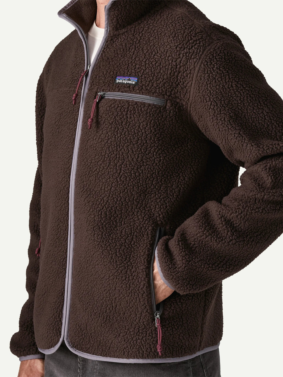 Patagonia Men's Retro Pile Fleece Jacket Den Brown