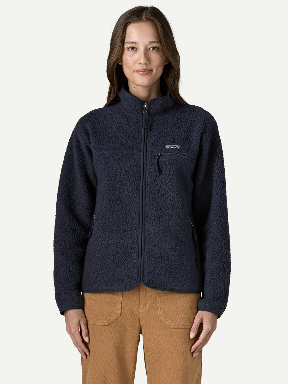 Patagonia Women's Retro Pile Fleece Jacket Sunken Blue