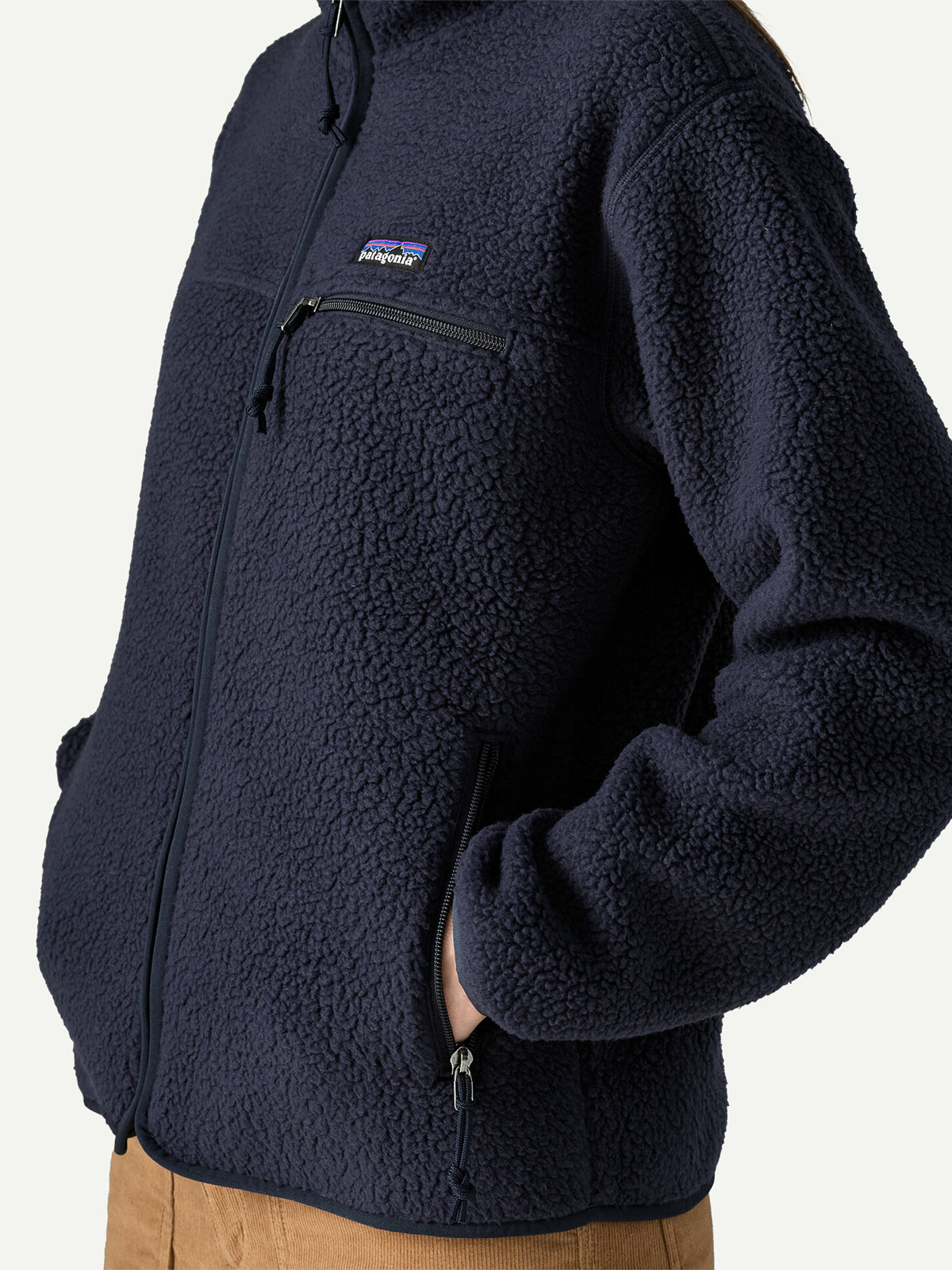 Patagonia Women's Retro Pile Fleece Jacket Sunken Blue