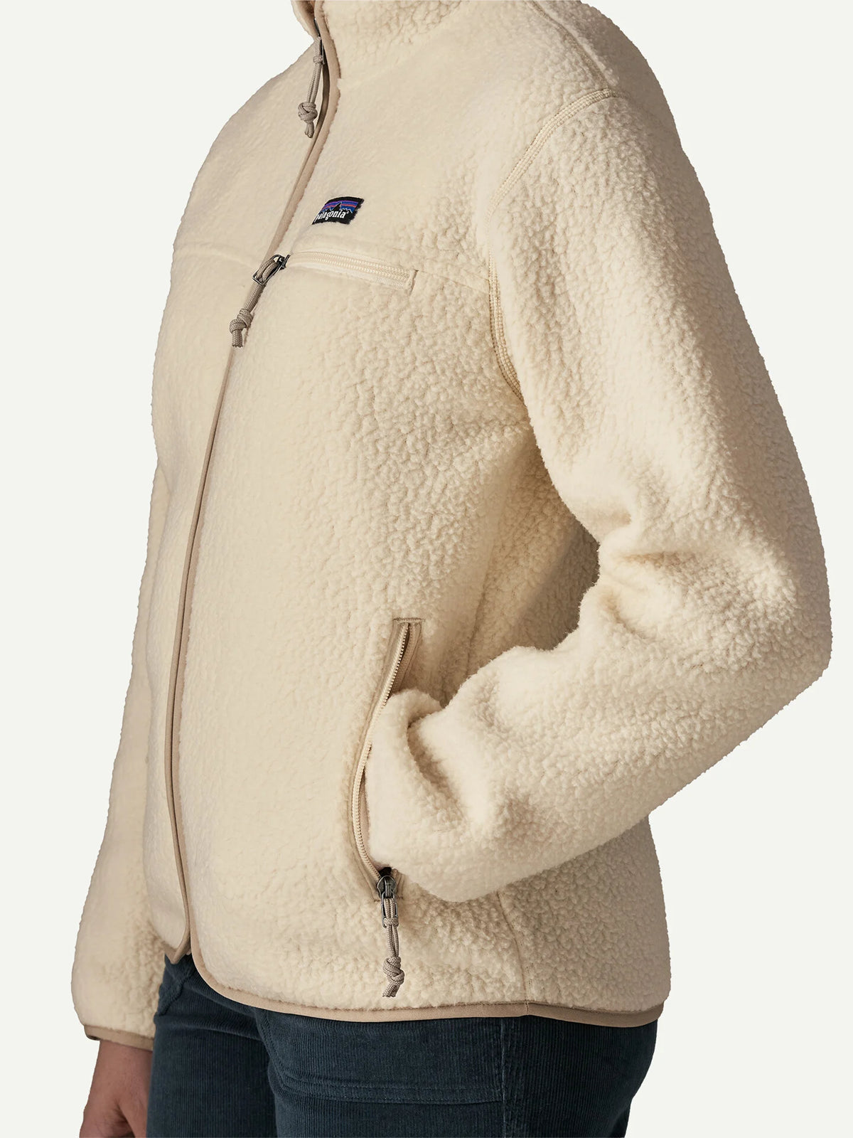 Patagonia Women's Retro Pile Fleece Jacket Natural