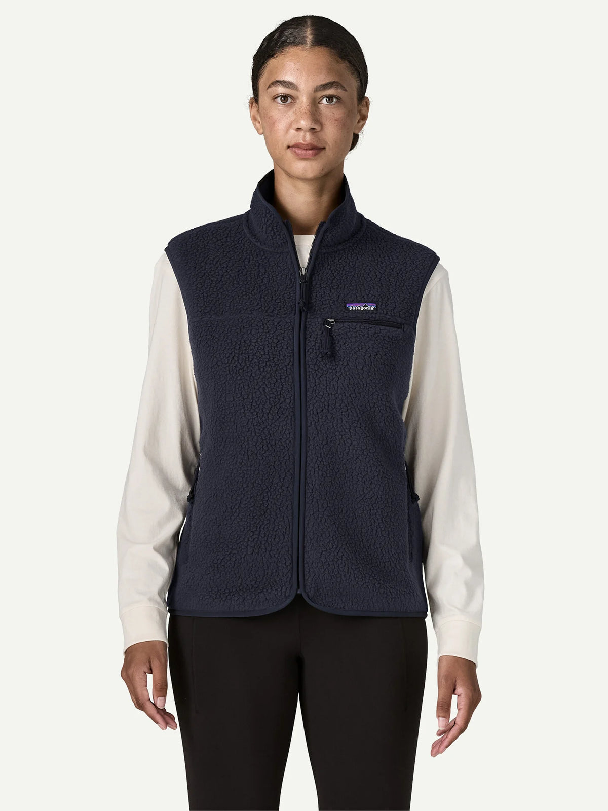 Patagonia Women's Retro Pile Fleece Vest Sunken Blue