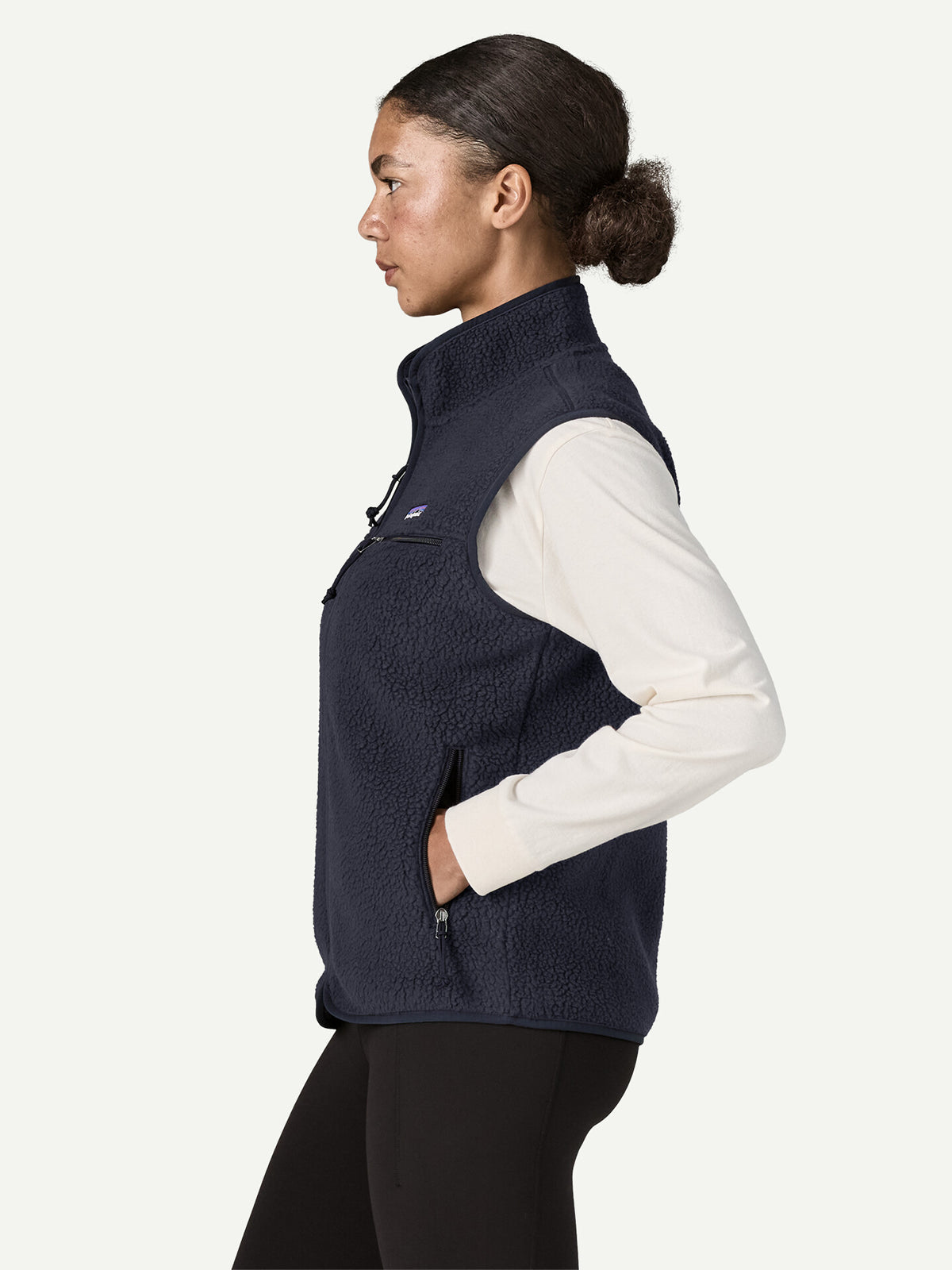 Patagonia Women's Retro Pile Fleece Vest Sunken Blue