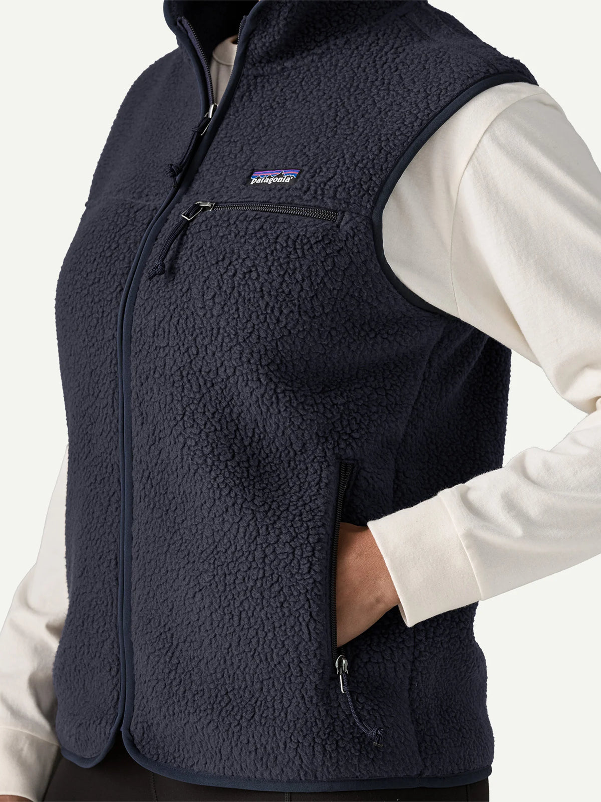 Patagonia Women's Retro Pile Fleece Vest Sunken Blue