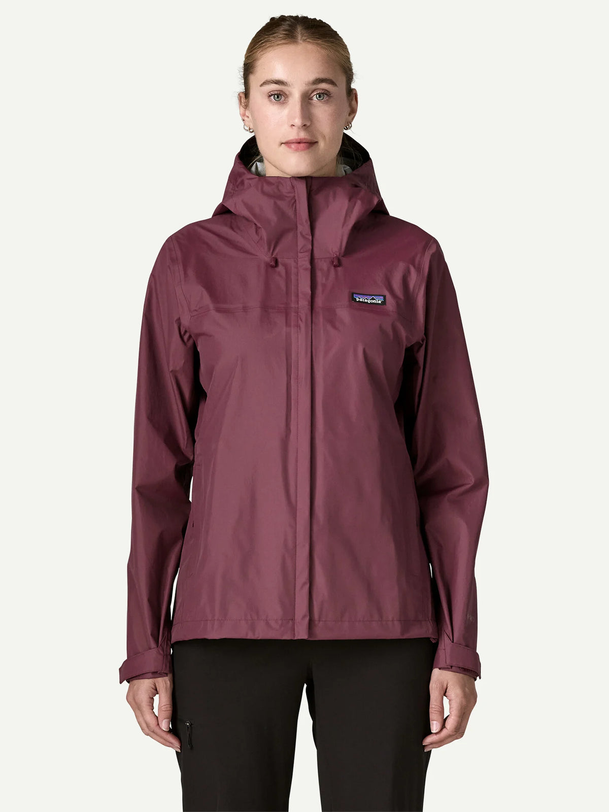 Patagonia Abb Women's Torrentshell 3L Rain Jacket Berry Fig
