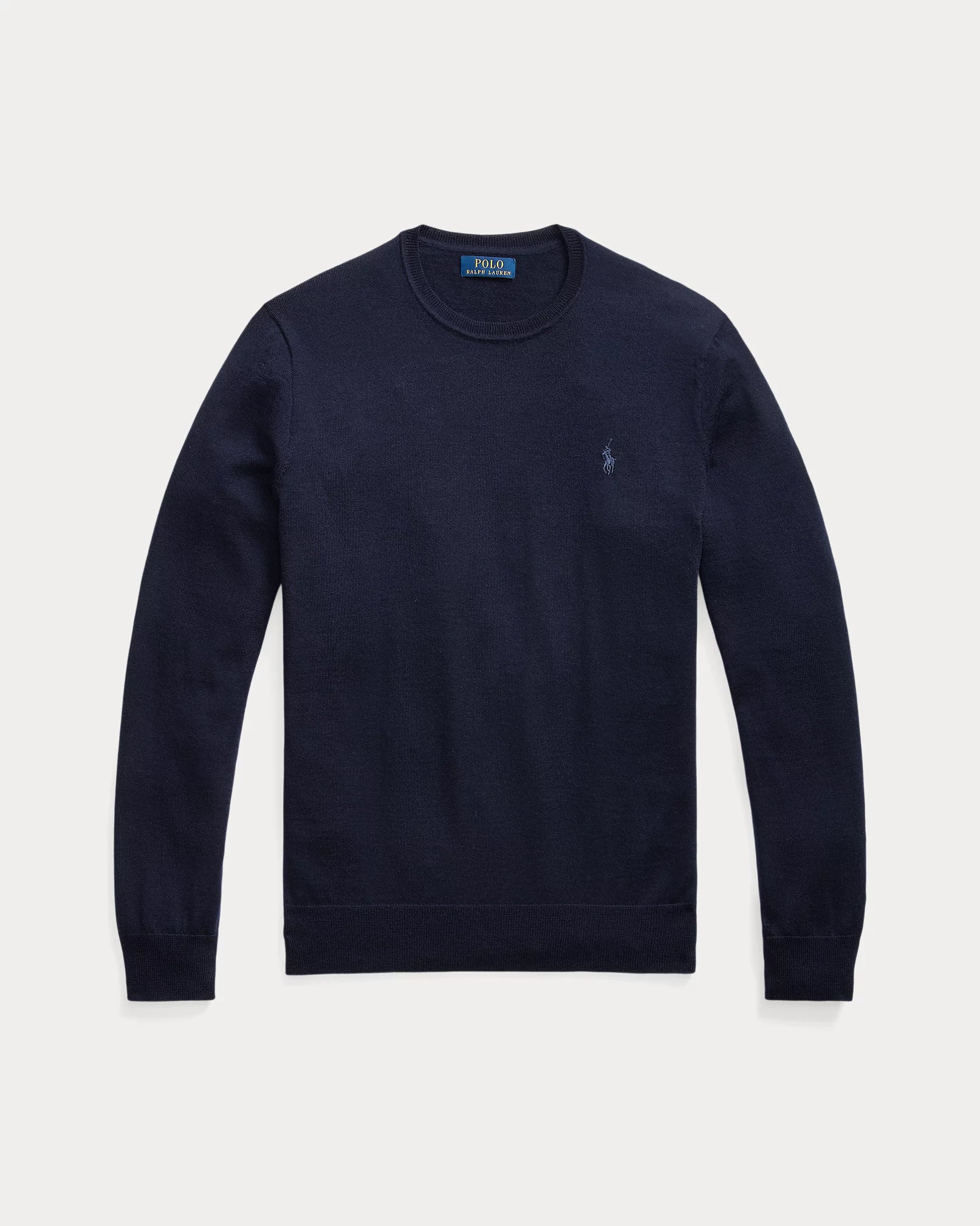 Polo Ralph Lauren Maglia Girocollo In Lana Hunter Navy