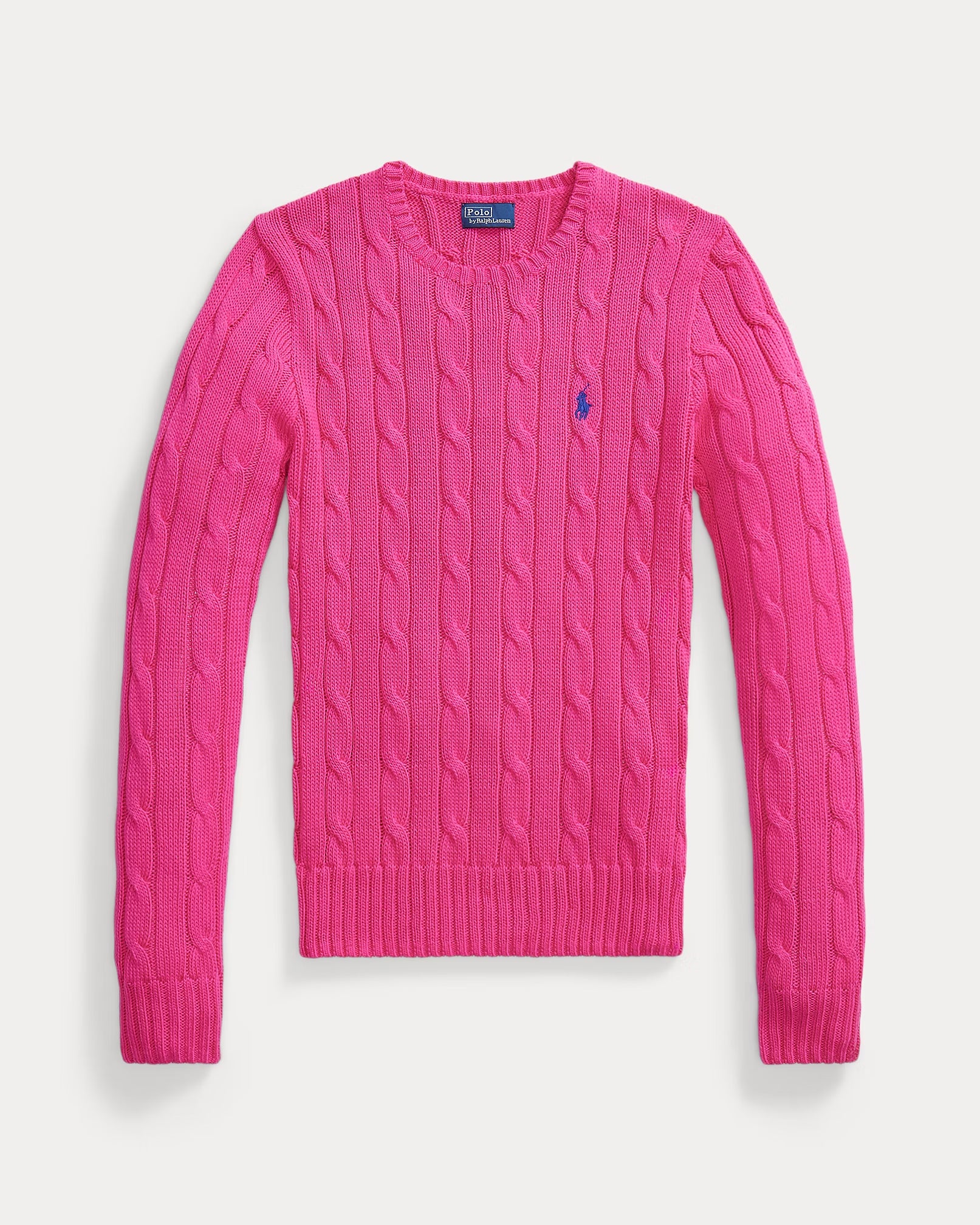 Polo-Ralph-Lauren-maglia-a-girocollo-in-cotone-a-trecce-211971869508-fuxia-2