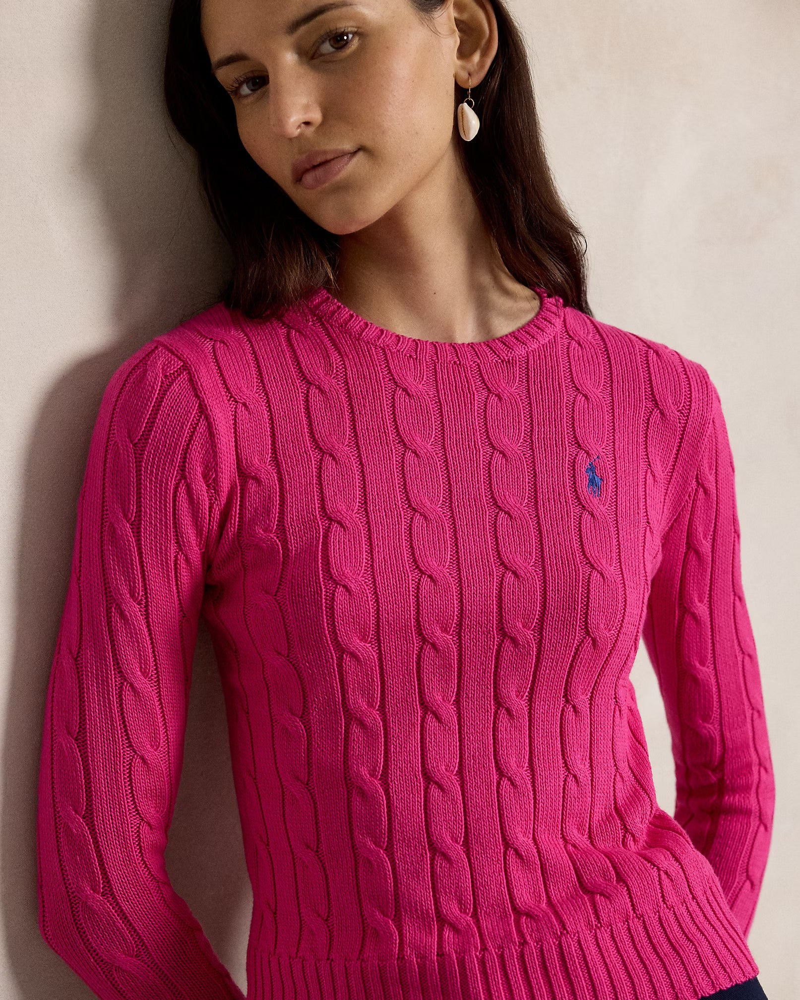 Polo-Ralph-Lauren-maglia-a-girocollo-in-cotone-a-trecce-211971869508-fuxia-5