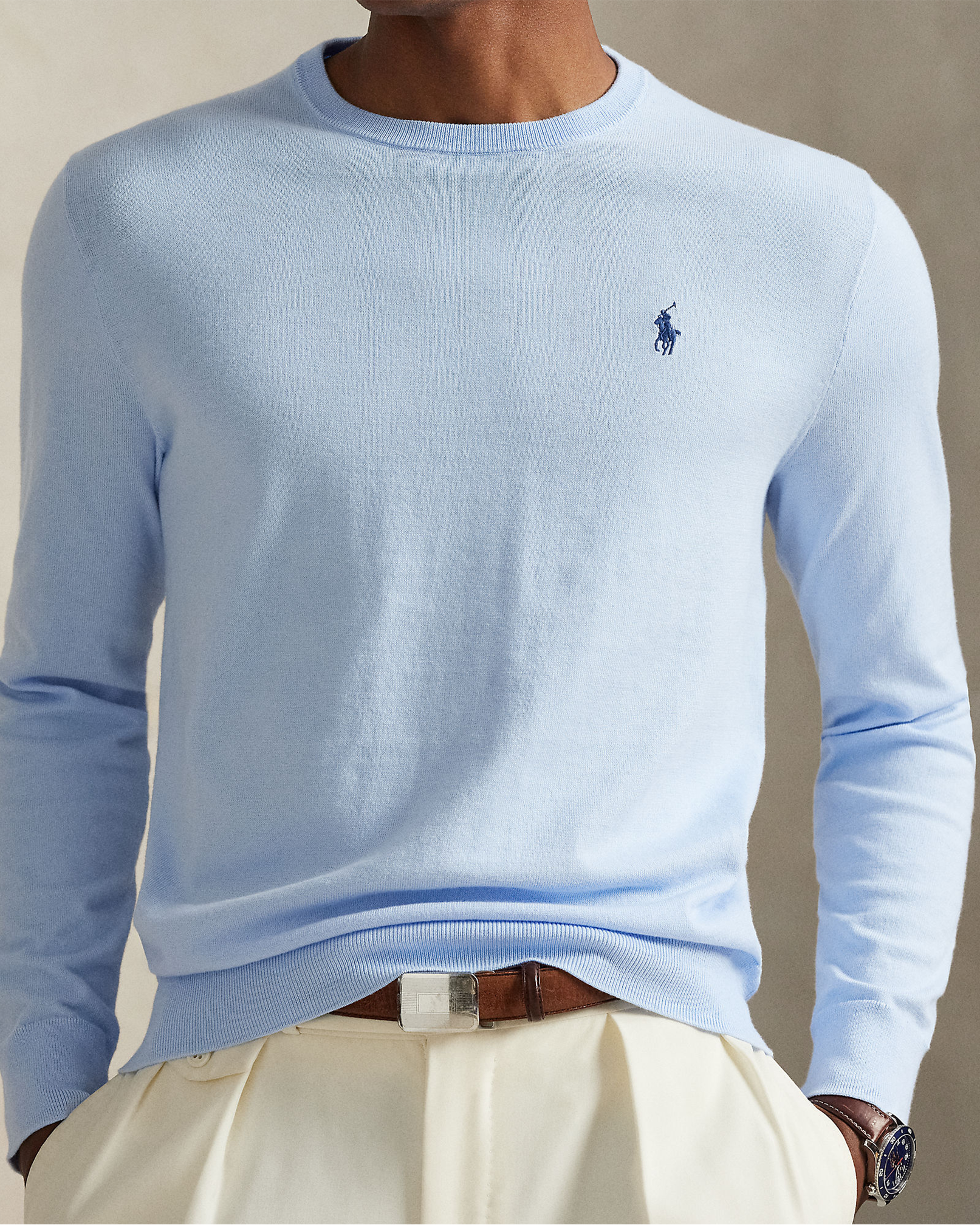 Polo-Ralph-Lauren-maglia-girocollo-cotone-testurizzato-710890558507-officeblue-6