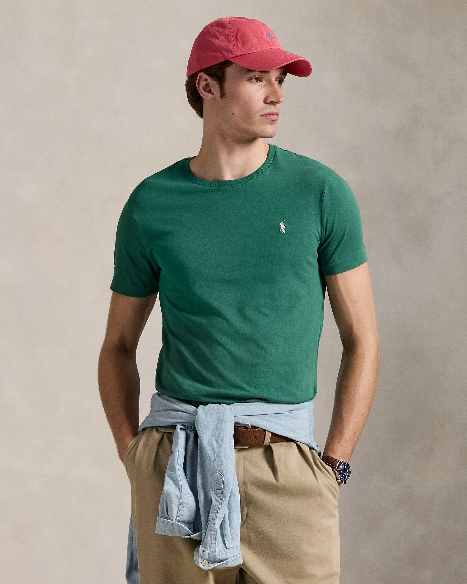 Polo-Ralph-Lauren-maglietta-in-jersey-custom-slim-fit-710671438422-verde-antico-1
