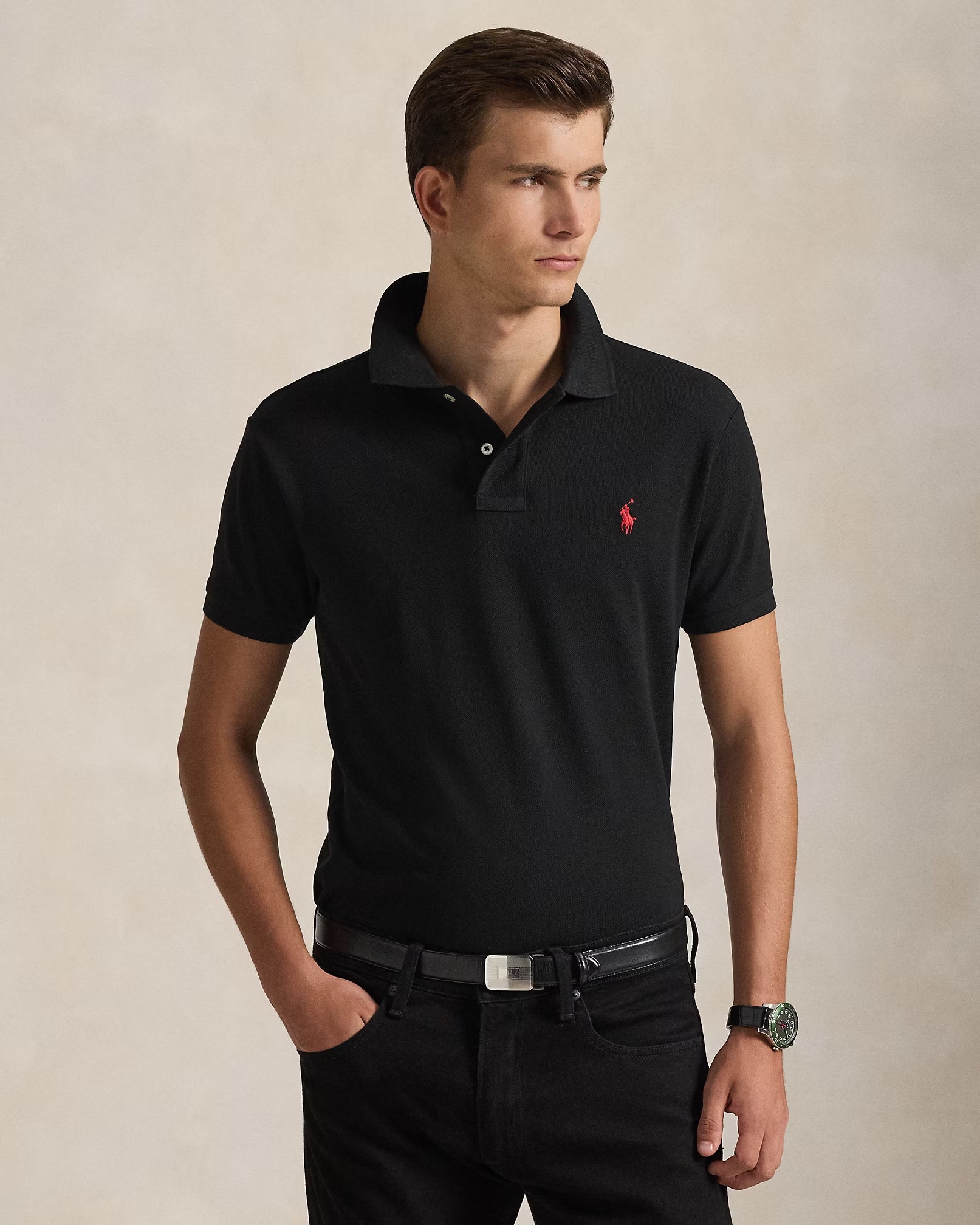Polo-Ralph-Lauren-polo-in-pique-slim-fit-710795080006-nero-1