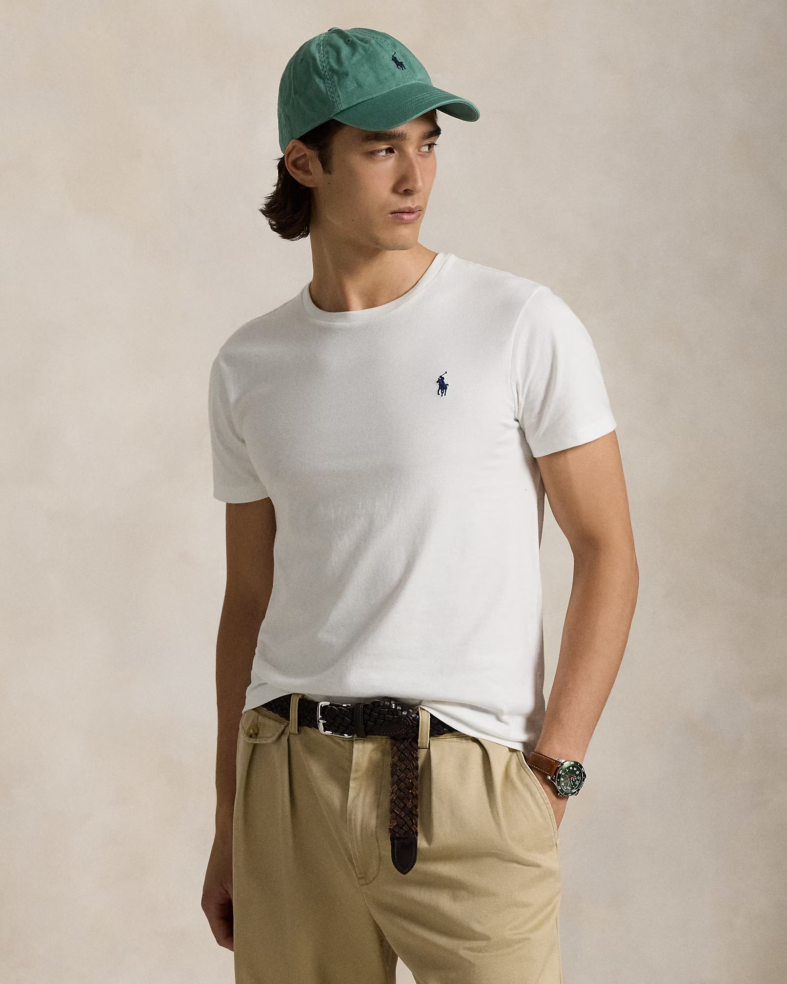 Polo-Ralph-Laurent-shirt-in-jersey-custom-slim-fit-710680785003-bianca-1