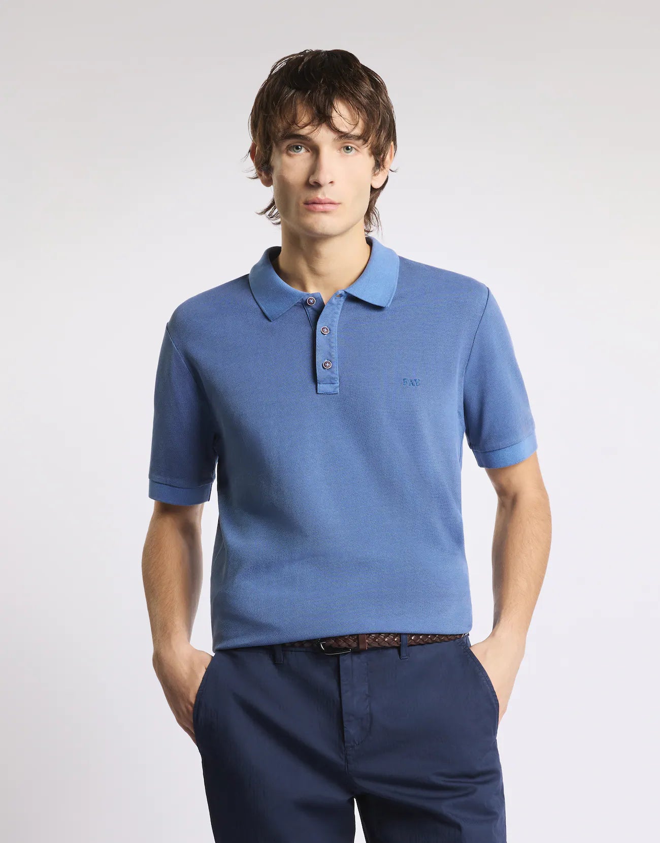 Polo_Regular_Fit_in_Piquet_di_Cotone_NPMB252137TZEFU211-34