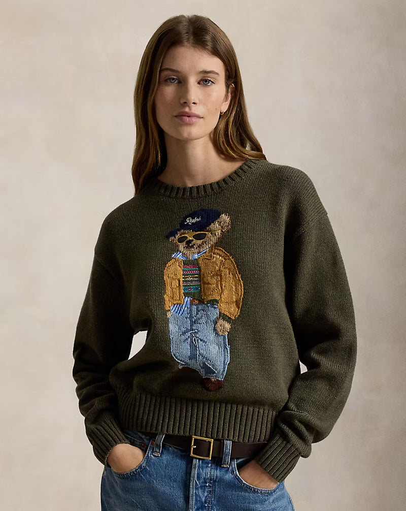 RALPH-LAUREN-maglia-polo-bear-in-cotone-a-girocollo-AI211B17762001_VERDE-OLIVA-1