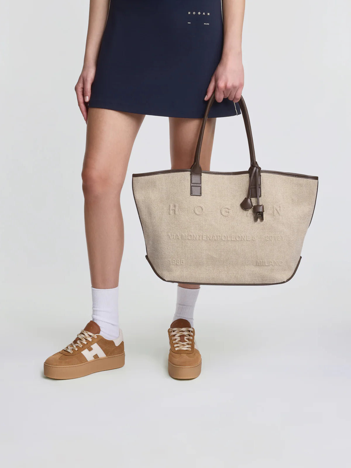 Hogan Sneakers Cool Suede Brown