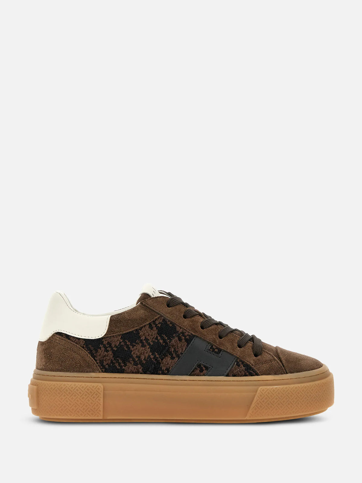 Sneakers-Hogan-Crosswind-HXW7050GB0BVI50R2F-pied-de-poule-marrone-1