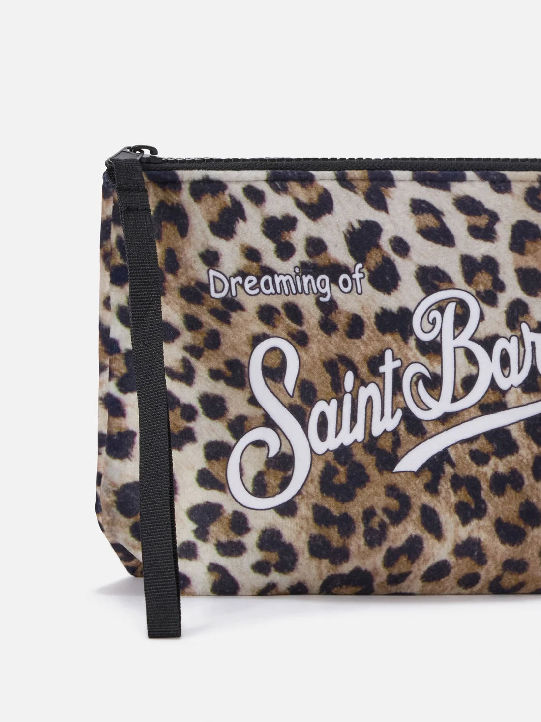 MC2 Saint Barth Aline Leopard Print Clutch Bag