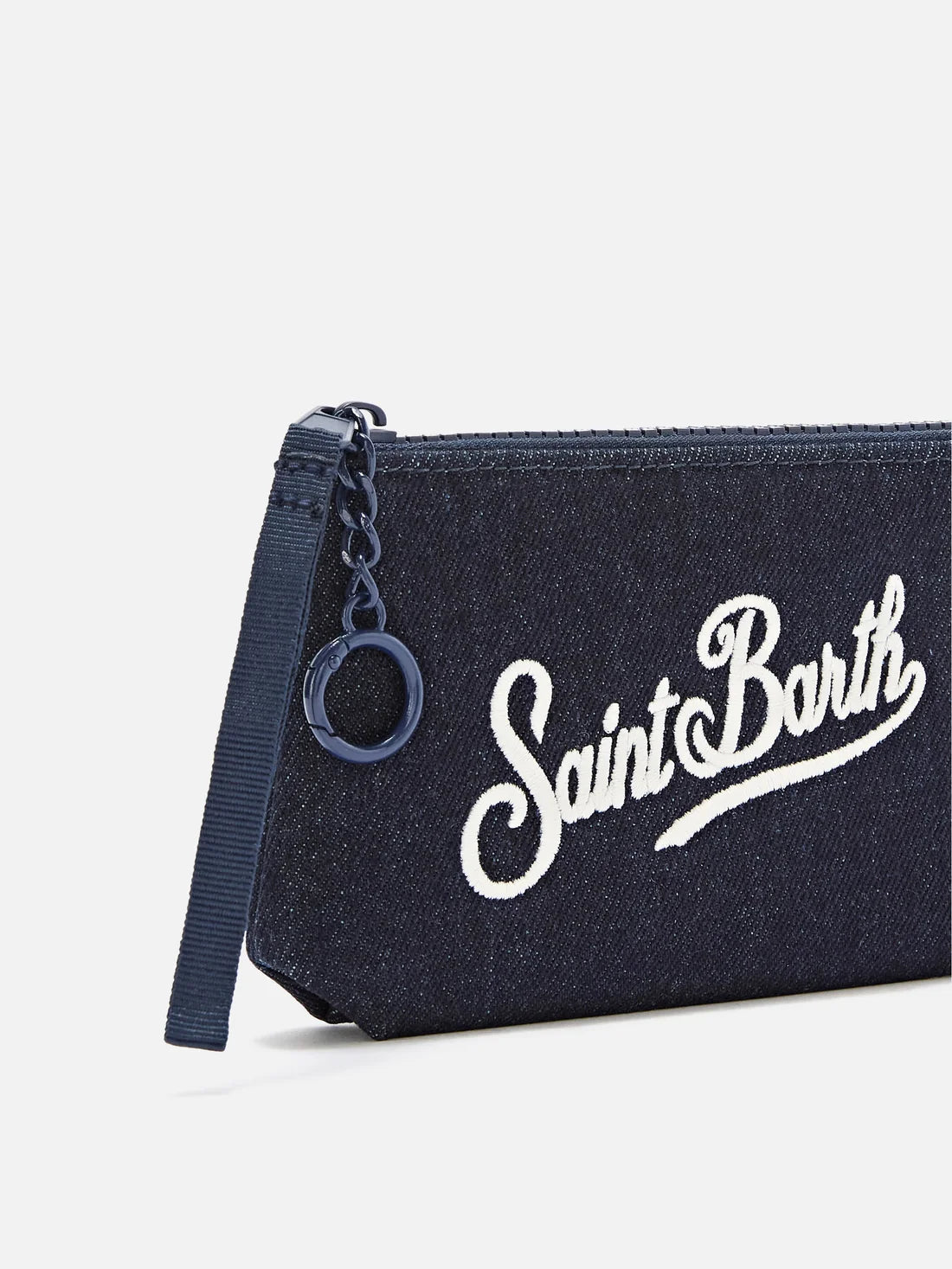 MC2 Saint Barth Aline Mini Dark Denim Clutch Bag