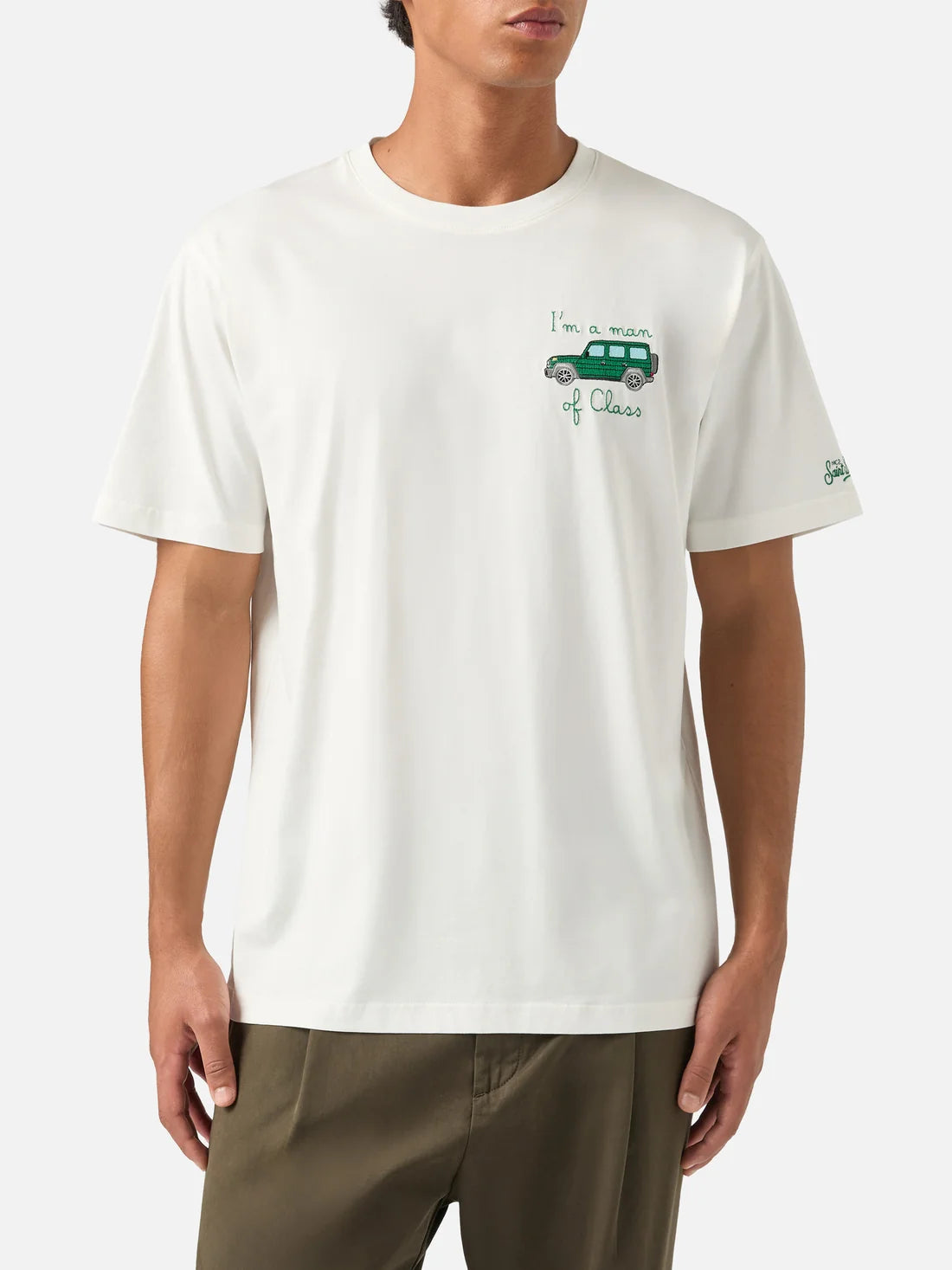 Mc2 Saint Barth T-Shirt Arnott Man Of Class Bianca