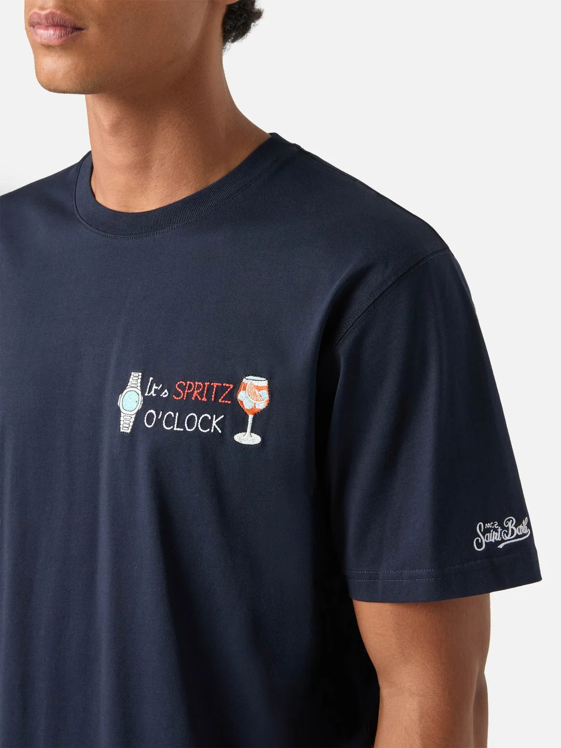Mc2 Saint Barth T-Shirt Arnott Spritz O'Clock Navy