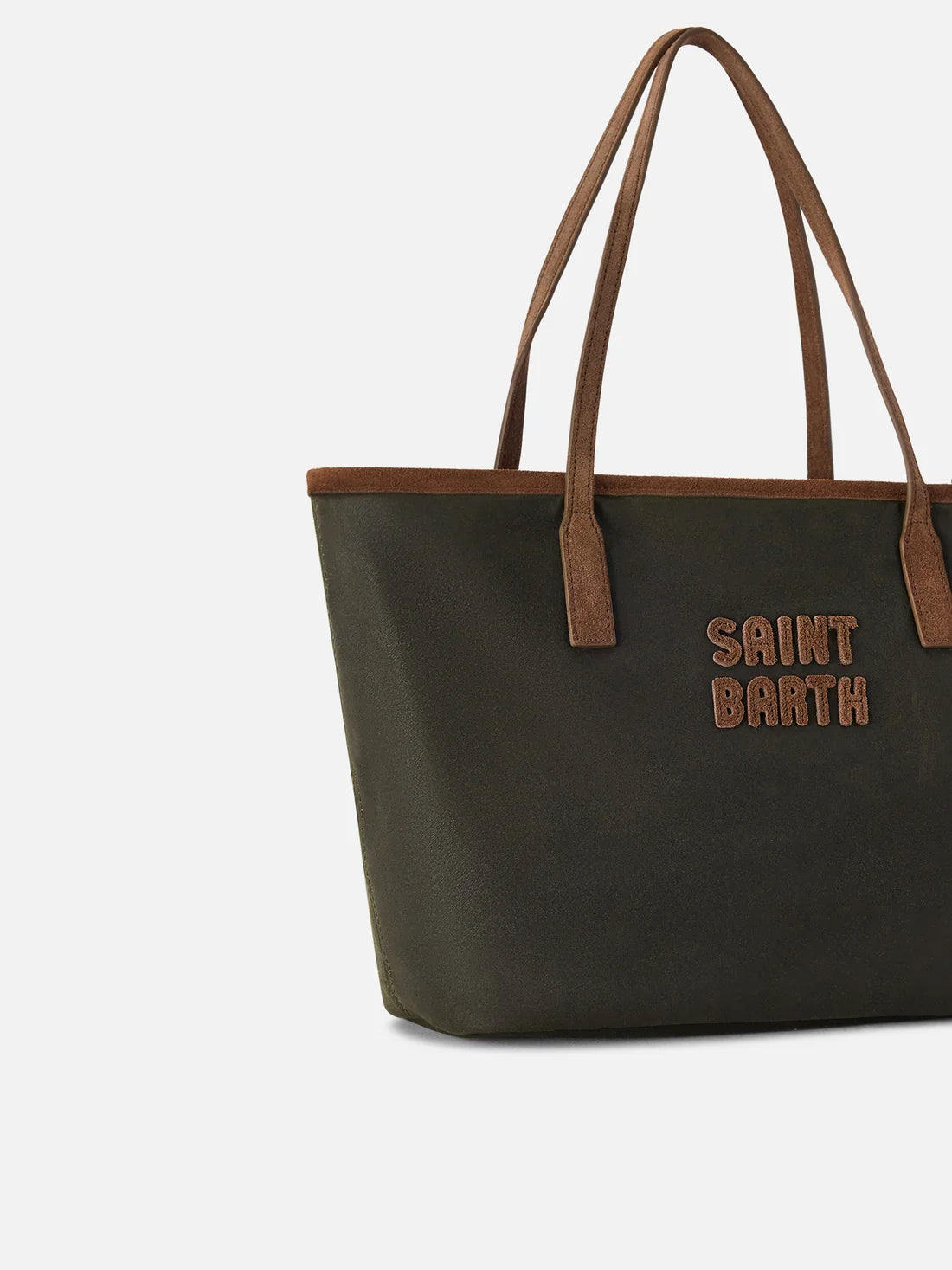 Mc2 Saint Barth Borsa Medium City Wax Militare