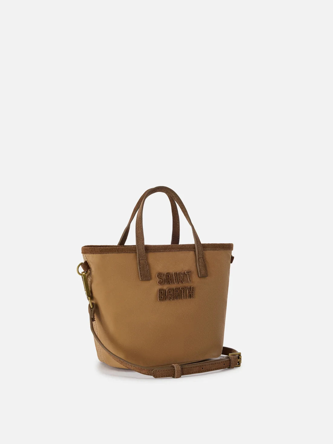 Mc2 Saint Barth Borsa Mini City Wax Nocciola
