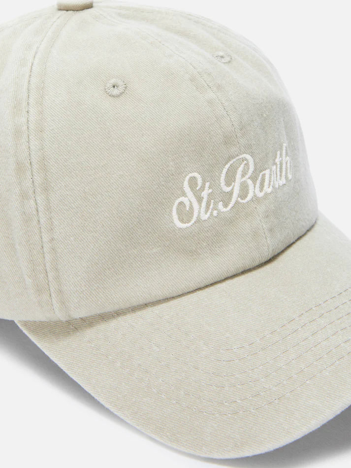 Mc2 Saint Barth Cappellino Davis In Cotone Beige