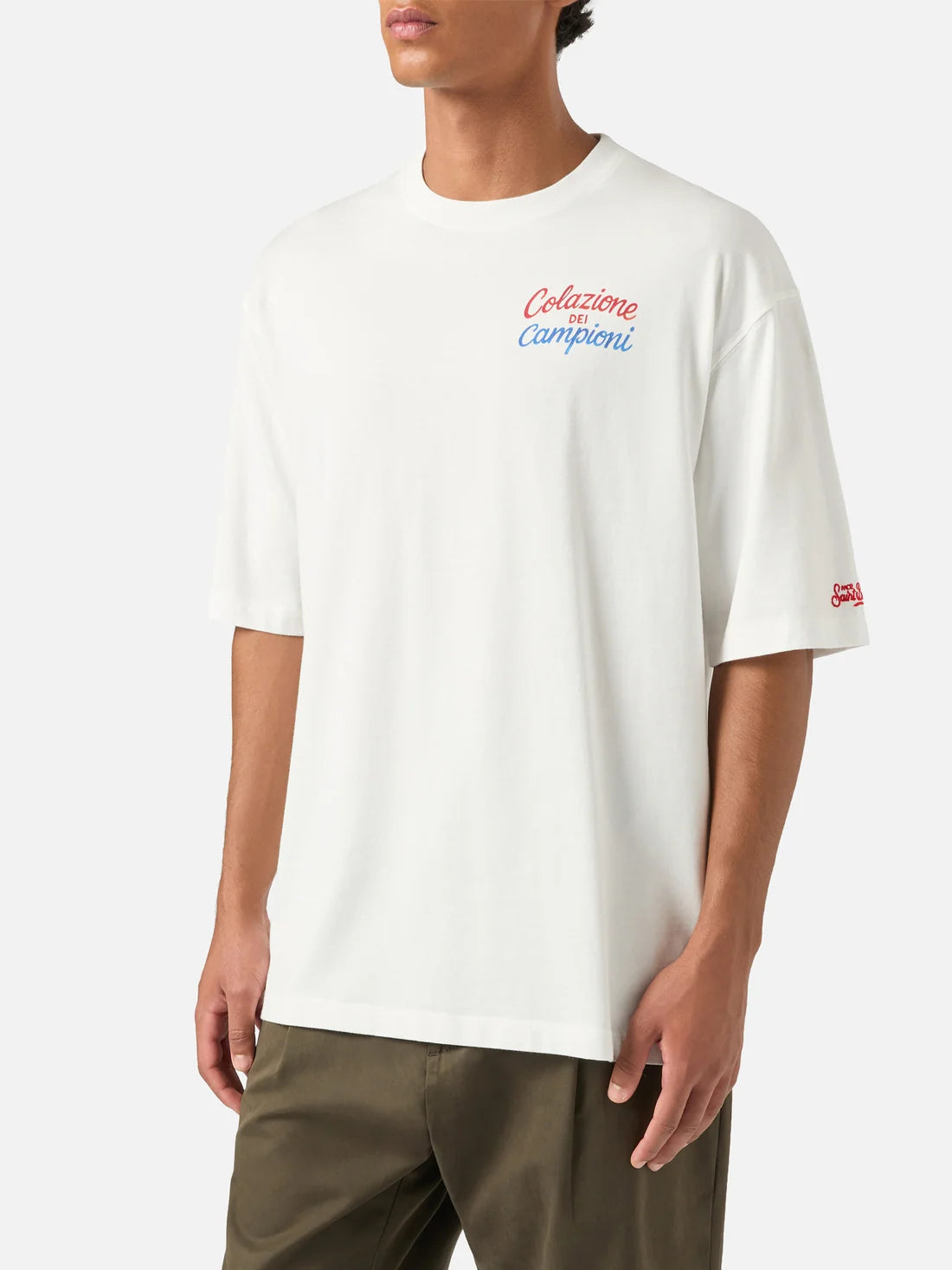 MC2 Saint Barth Delmar Oversized T-Shirt Breakfast of Champions