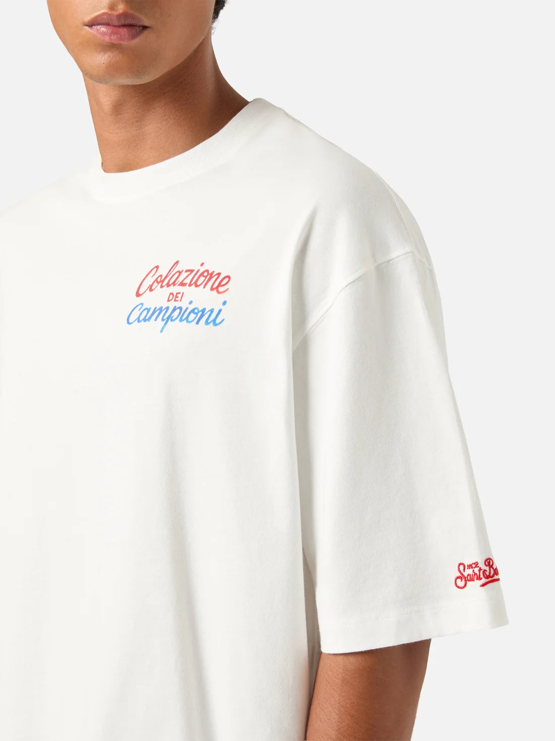 MC2 Saint Barth Delmar Oversized T-Shirt Breakfast of Champions