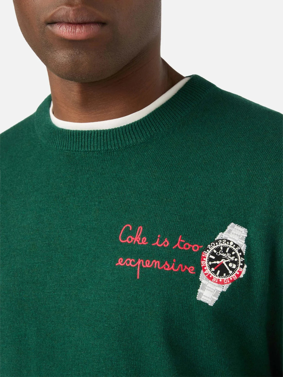 Mc2 Saint Barth Maglia Heron Lana E Cashmere Expensive Whatch Verde