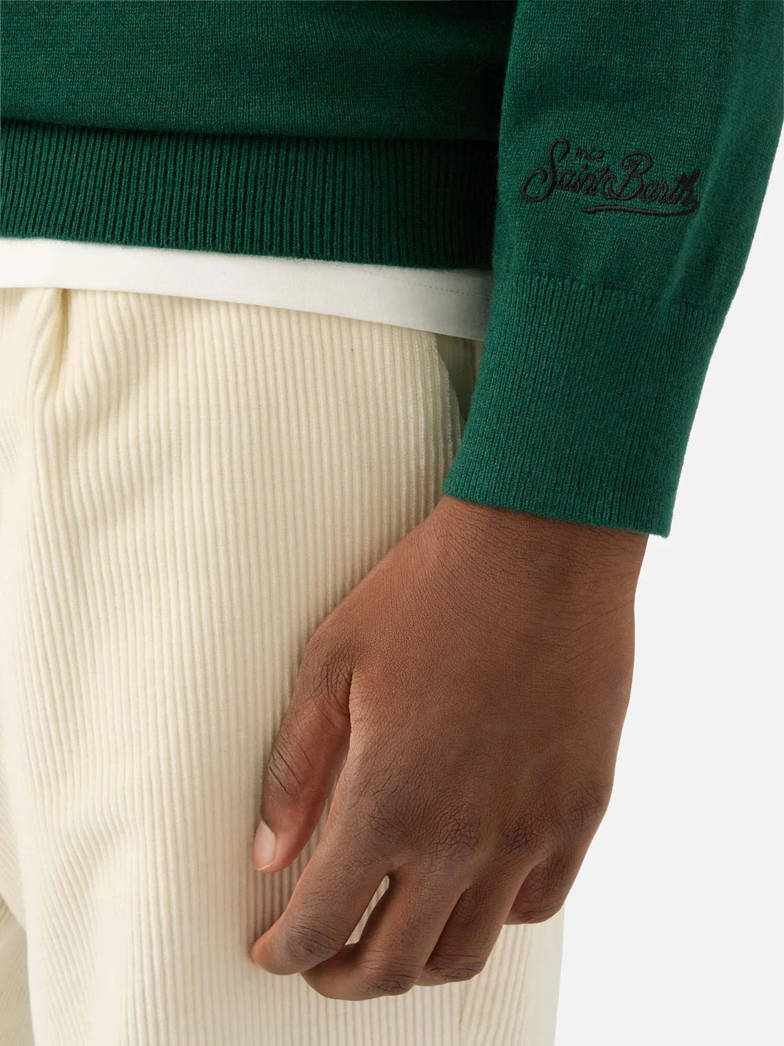 Mc2 Saint Barth Maglia Heron Lana E Cashmere Expensive Whatch Verde
