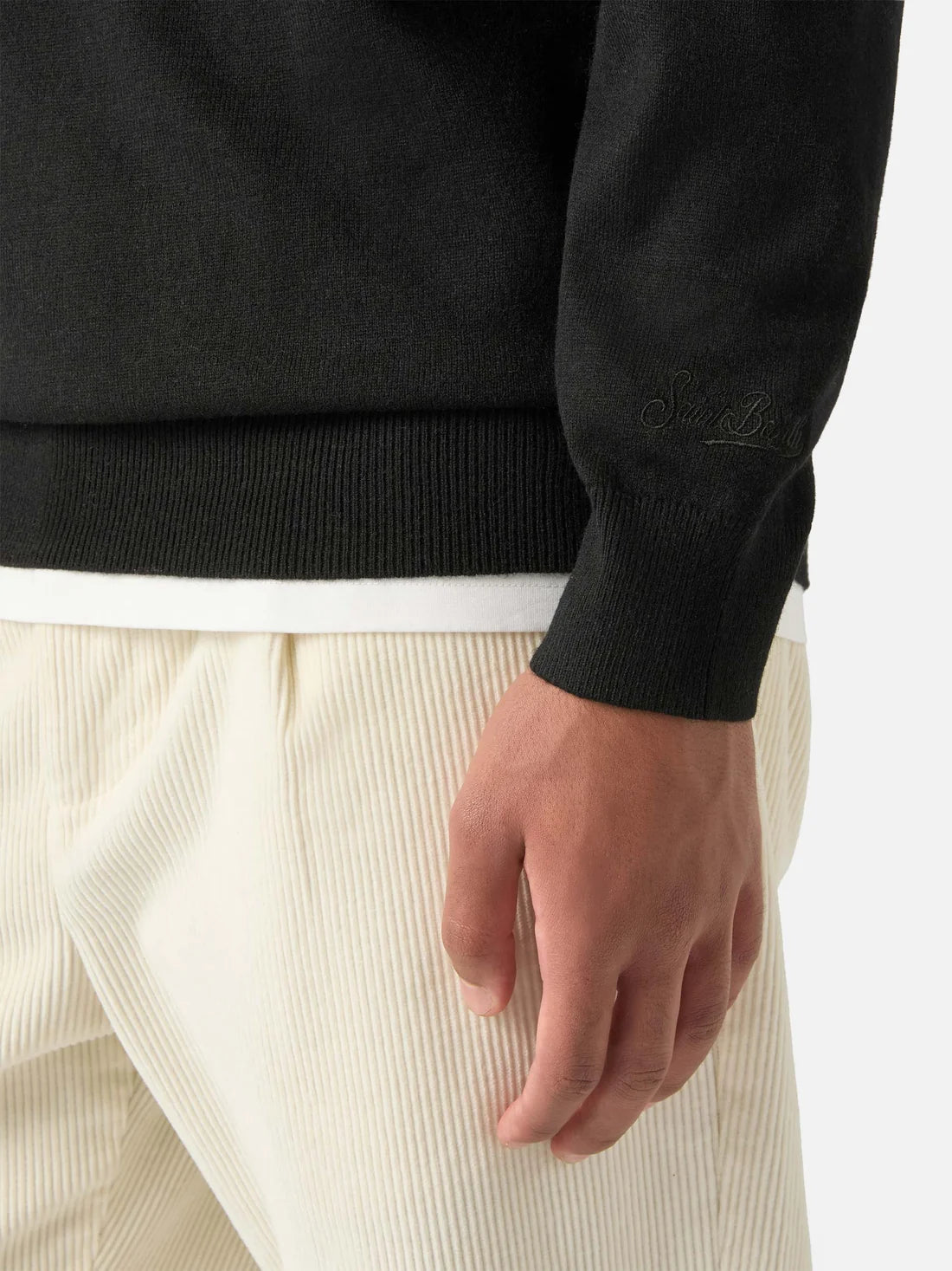 Mc2 Saint Barth Maglia Heron Lana E Cashmere Life Complicated Nera