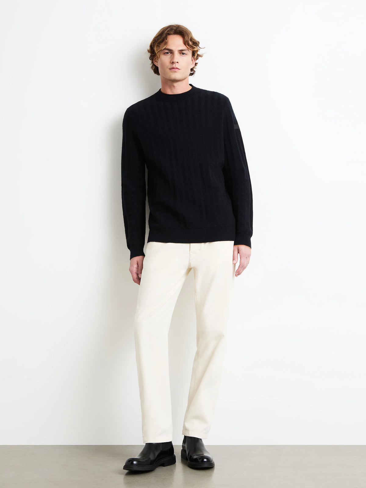 RRD Wool Cash 12 Round Knit Blue Black
