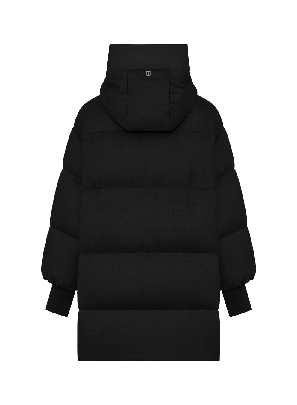 Duno Yume Technical Wool And Black Satin Down Jacket