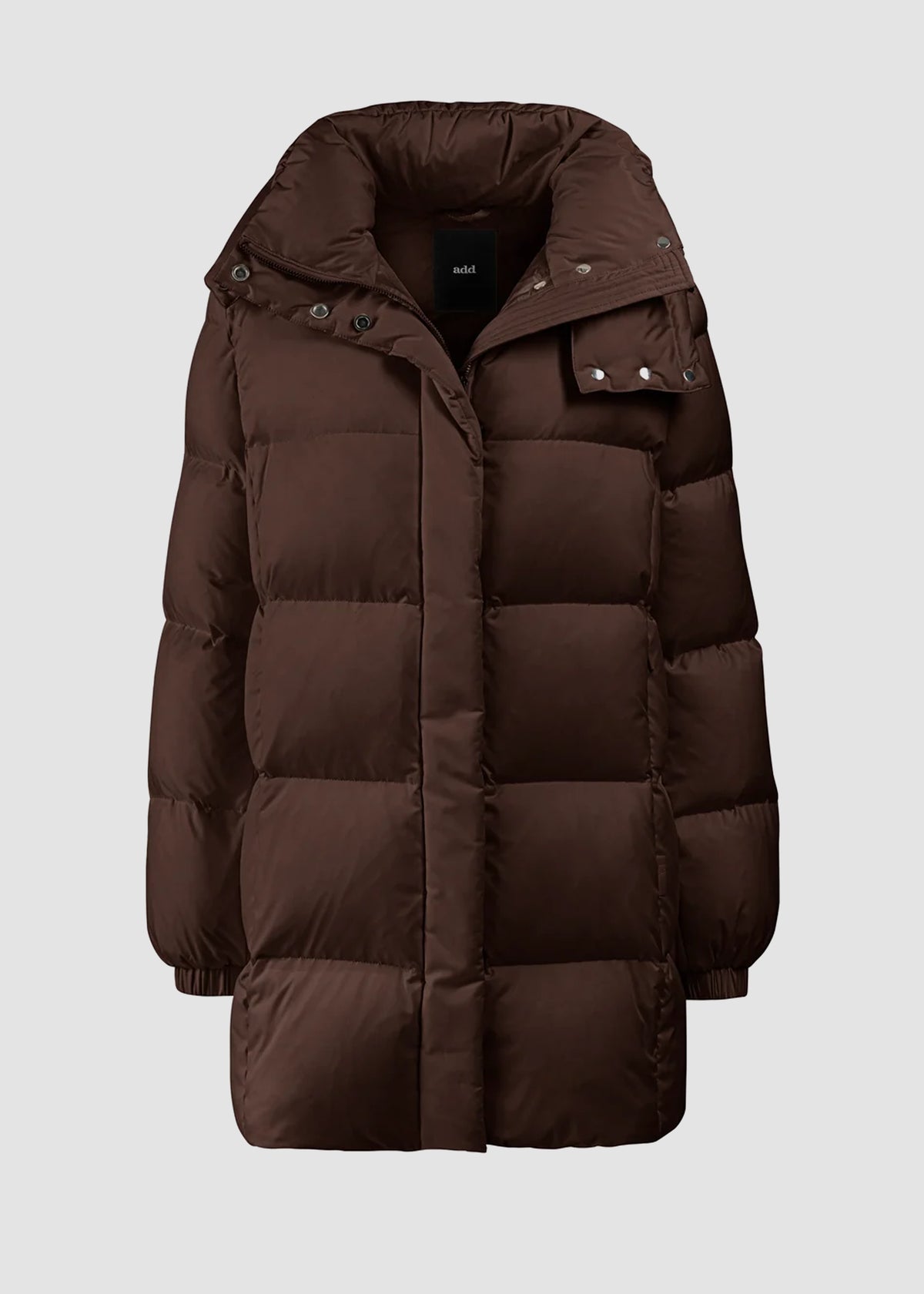 add-piumino-lungo-in-nylon-opaco-con-cappuccio-CWA772TAMAD_10-brown