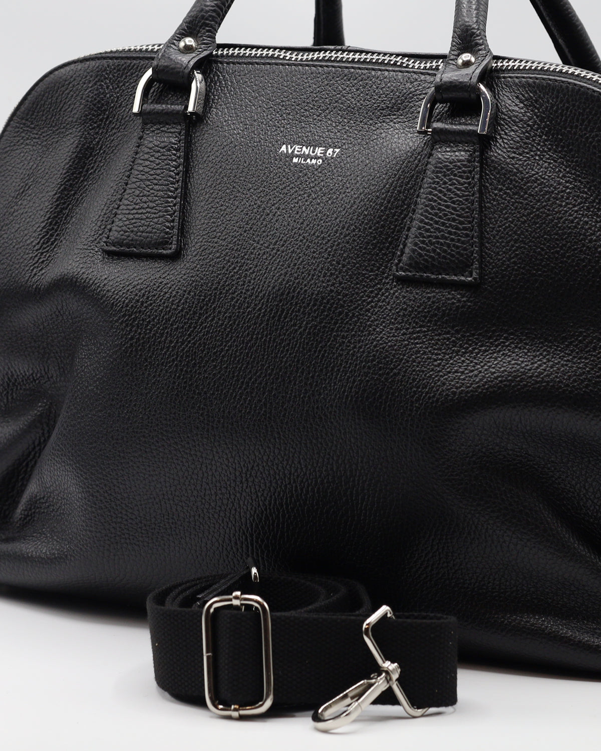 Avenue 67 Borsa Fandango In Pelle Dollaro Nera