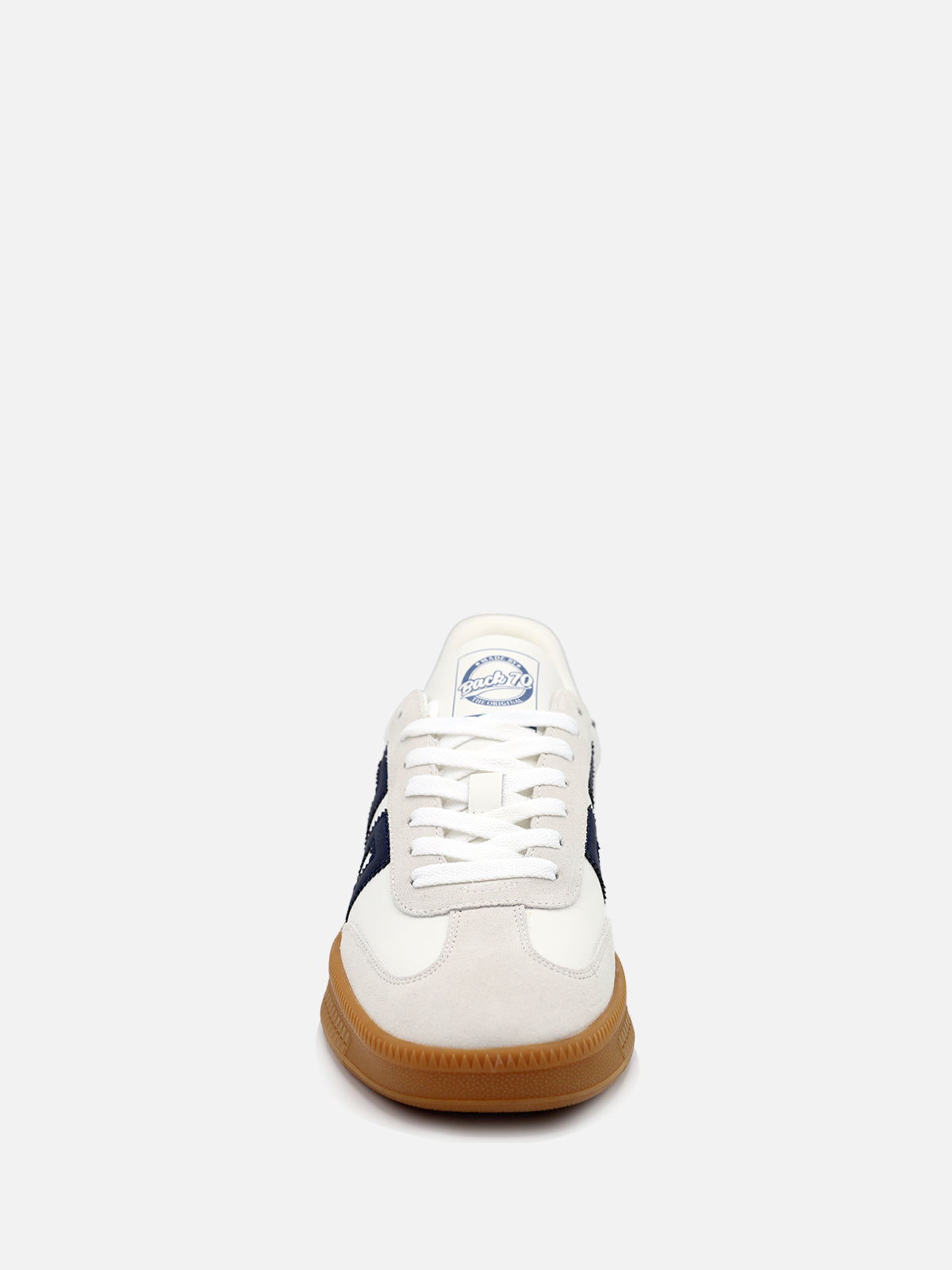 Back 70 Sneakers Double Leather White Navy