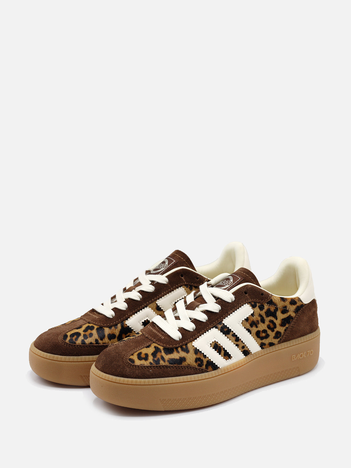 Back 70 Sneakers XXL Fur Leo Cuoio Butter