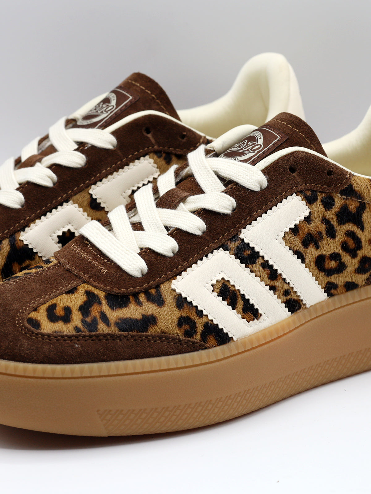 Back 70 Sneakers XXL Fur Leo Cuoio Butter