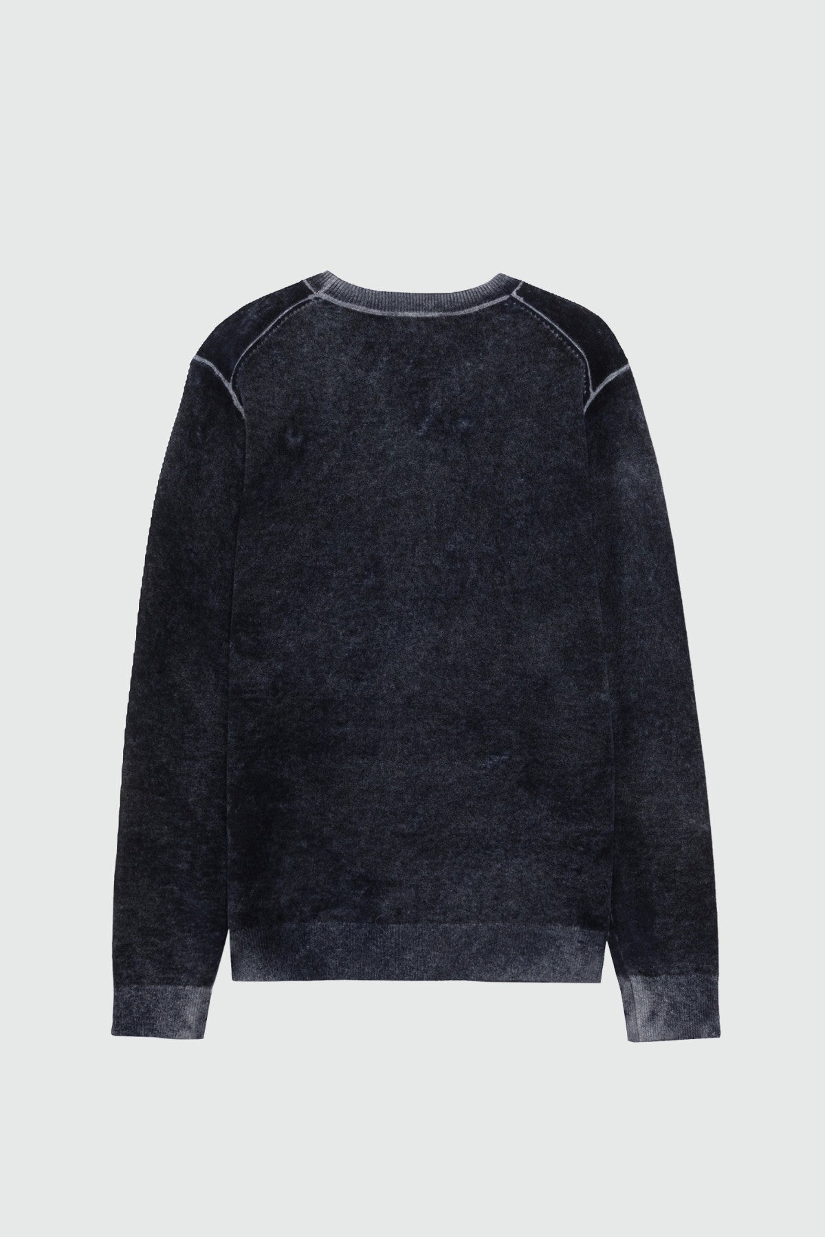 Roy Roger's Maglia Girocollo In Lana Grigio