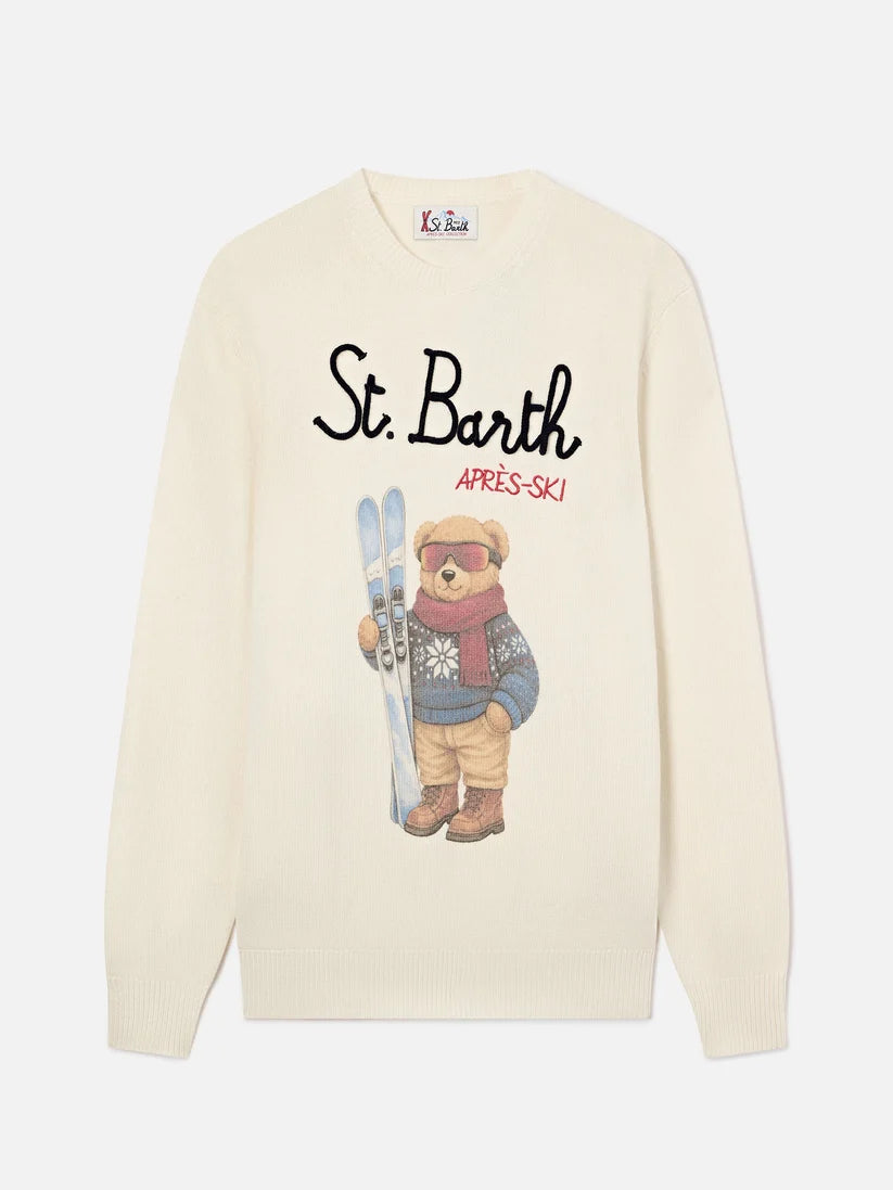 mc2-saint-barth_HER002201796M-MAN-CREWNECK-teddy-bear-intarsia-panna