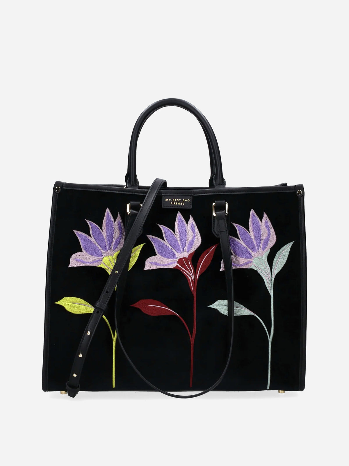 My Best Bag Borsa Atena Essence Black Flower