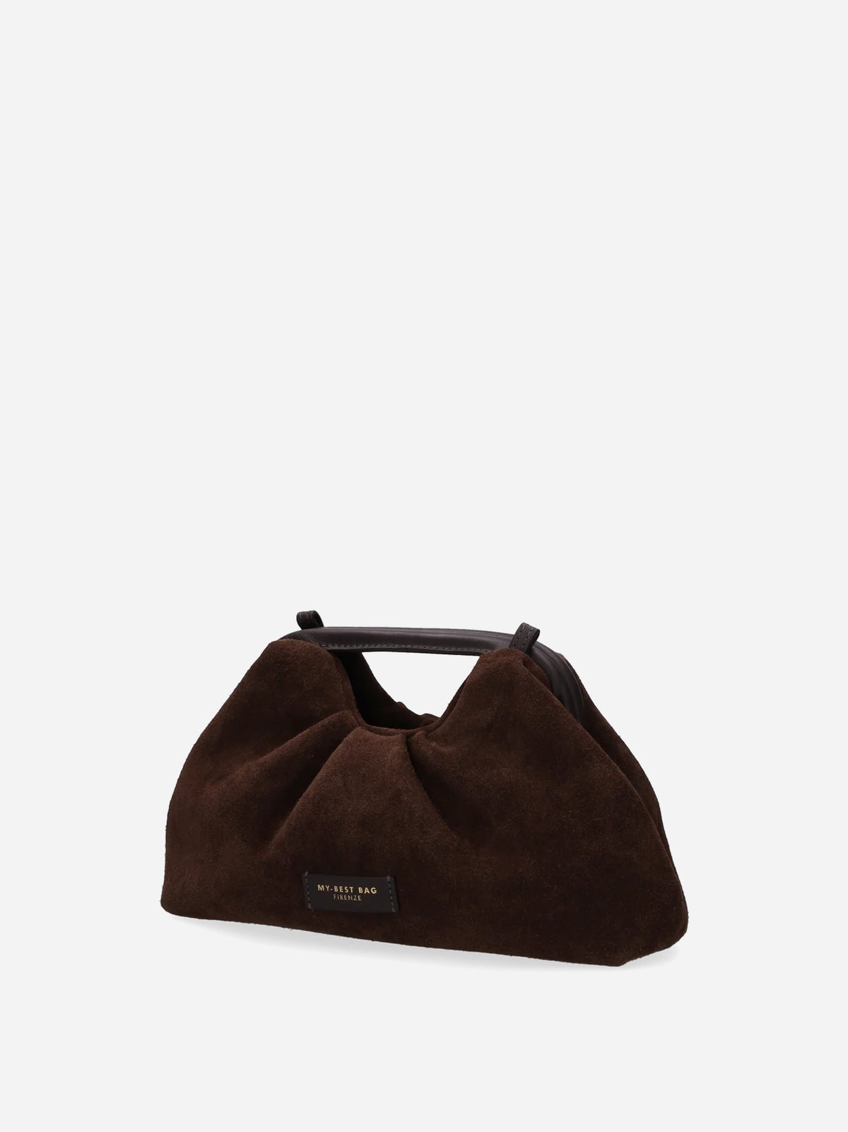 My Best Bag Borsa Janine Suede Small Dark Brown
