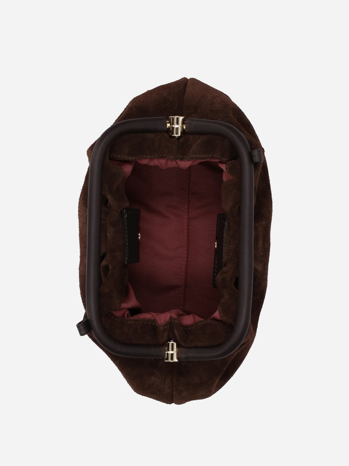 My Best Bag Borsa Janine Suede Small Dark Brown