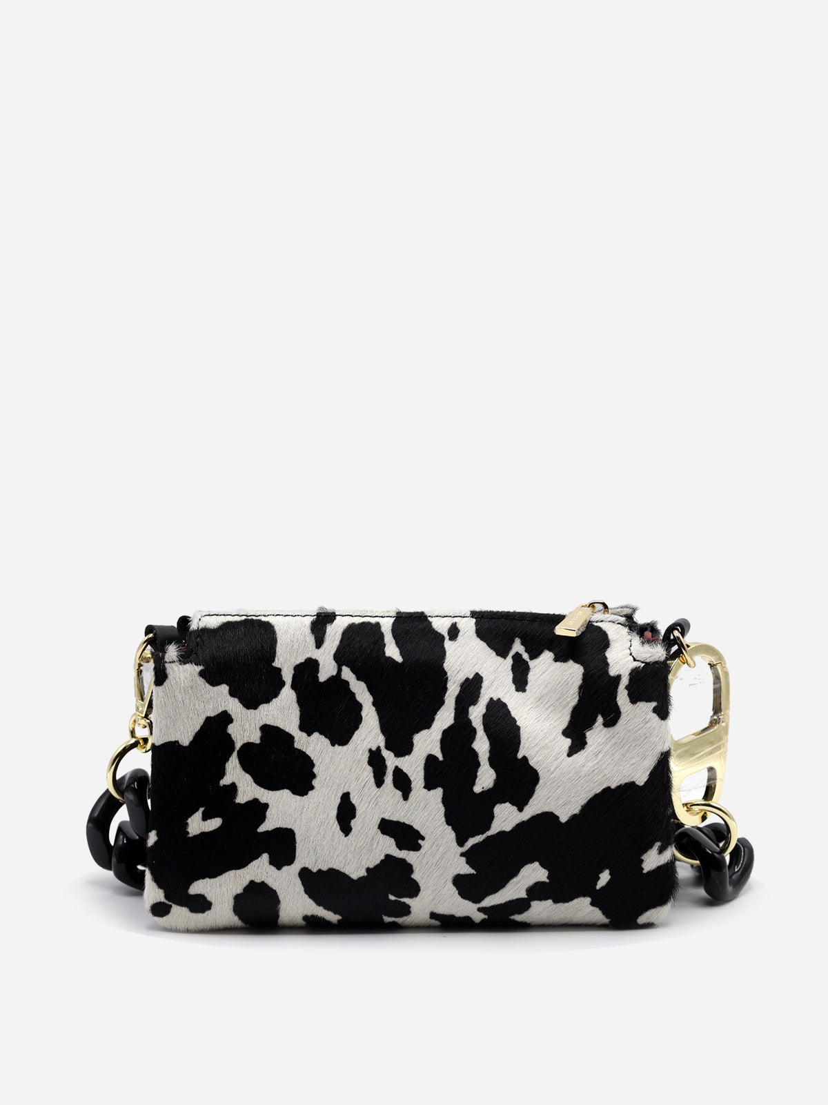 My Best Bag Borsa Reflex Small In Cavallino Double Bianco E Nero