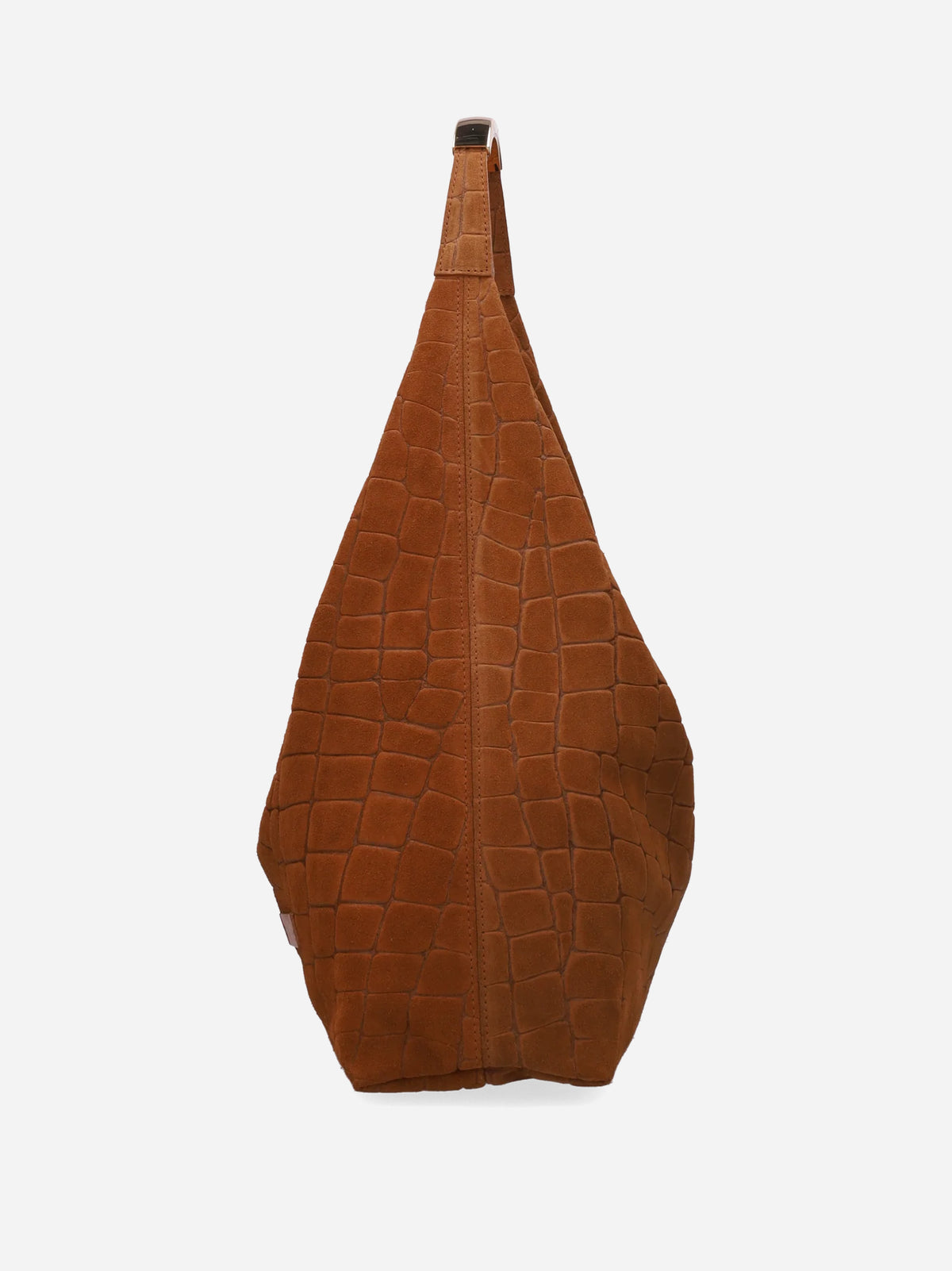 My Best Bag Borsa Ellisse Croco Suede Big Cognac