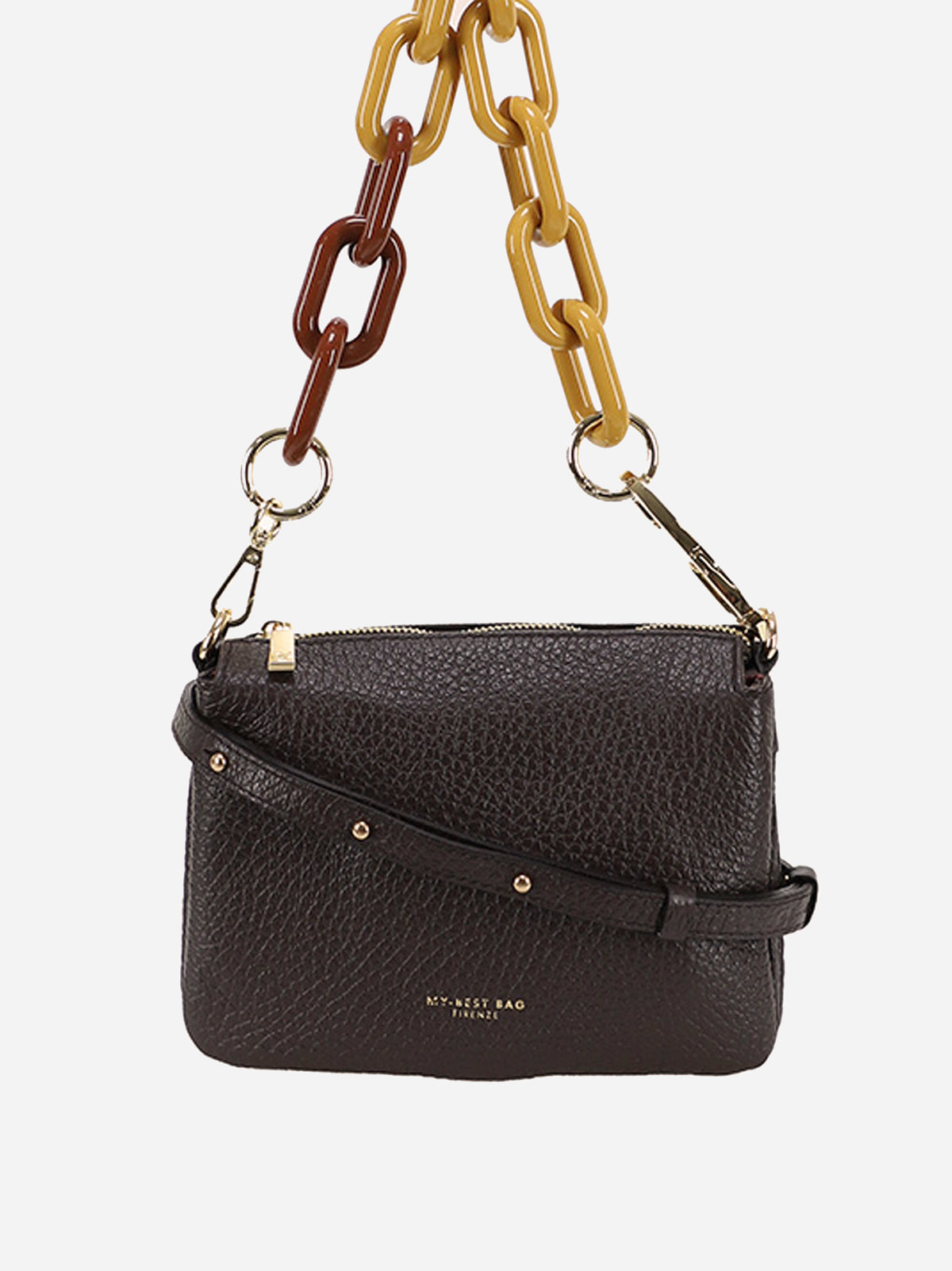 My Best Bag Borsa Reflex Small Dollarone Dark Brown